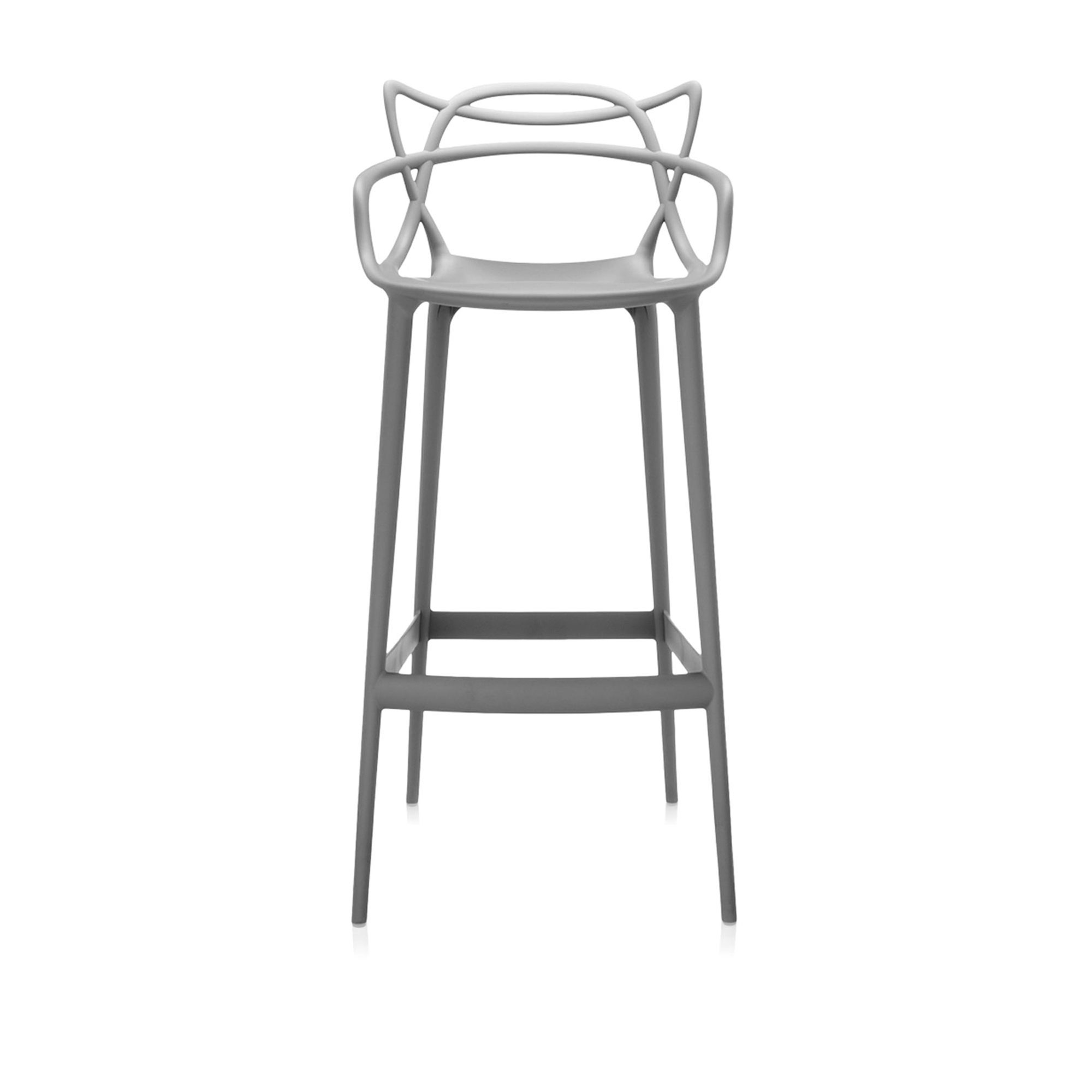 Kartell - Masters Stool 5868, Grey - Barstolar - Philippe Starck - Grå - Plast