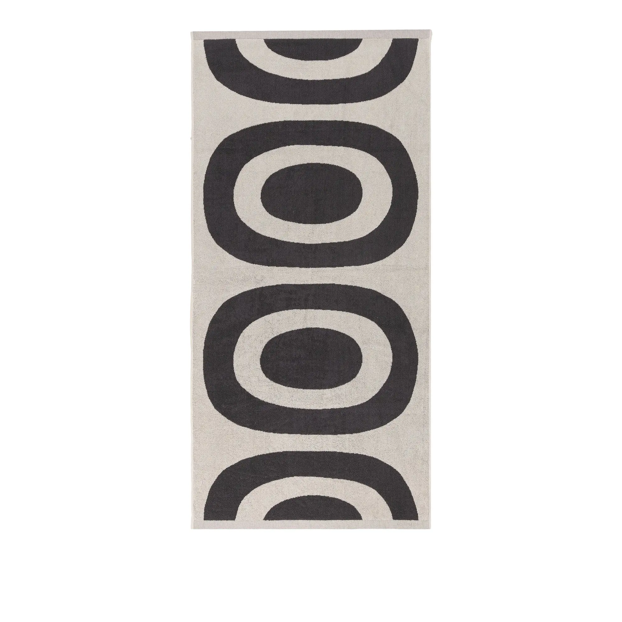 Melooni badhandduk 70x150 cm charcoal, off white