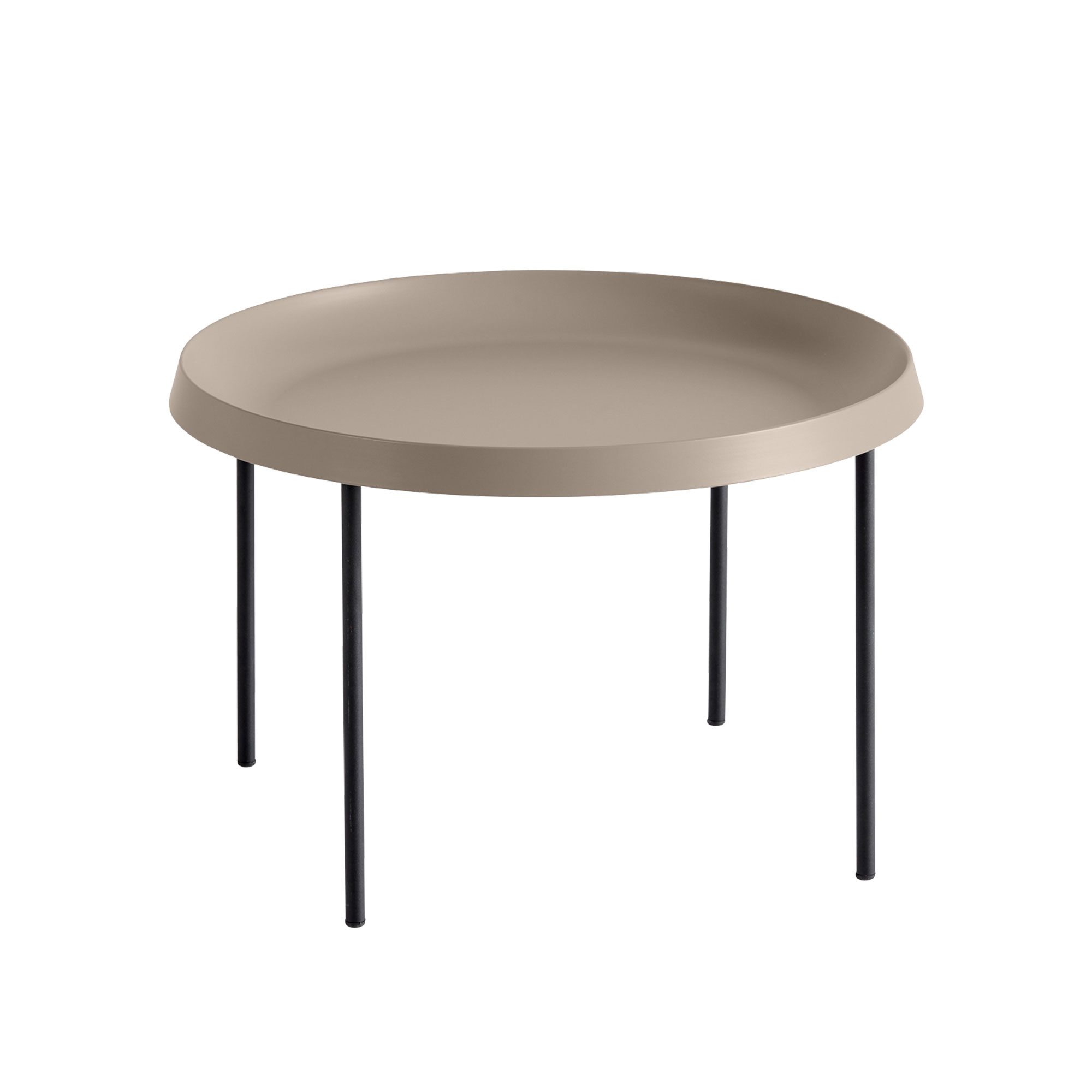 HAY - Tulou Coffee Table - Mocca - Ø55 cm - Soffbord - GamFratesi - Brun - Metall