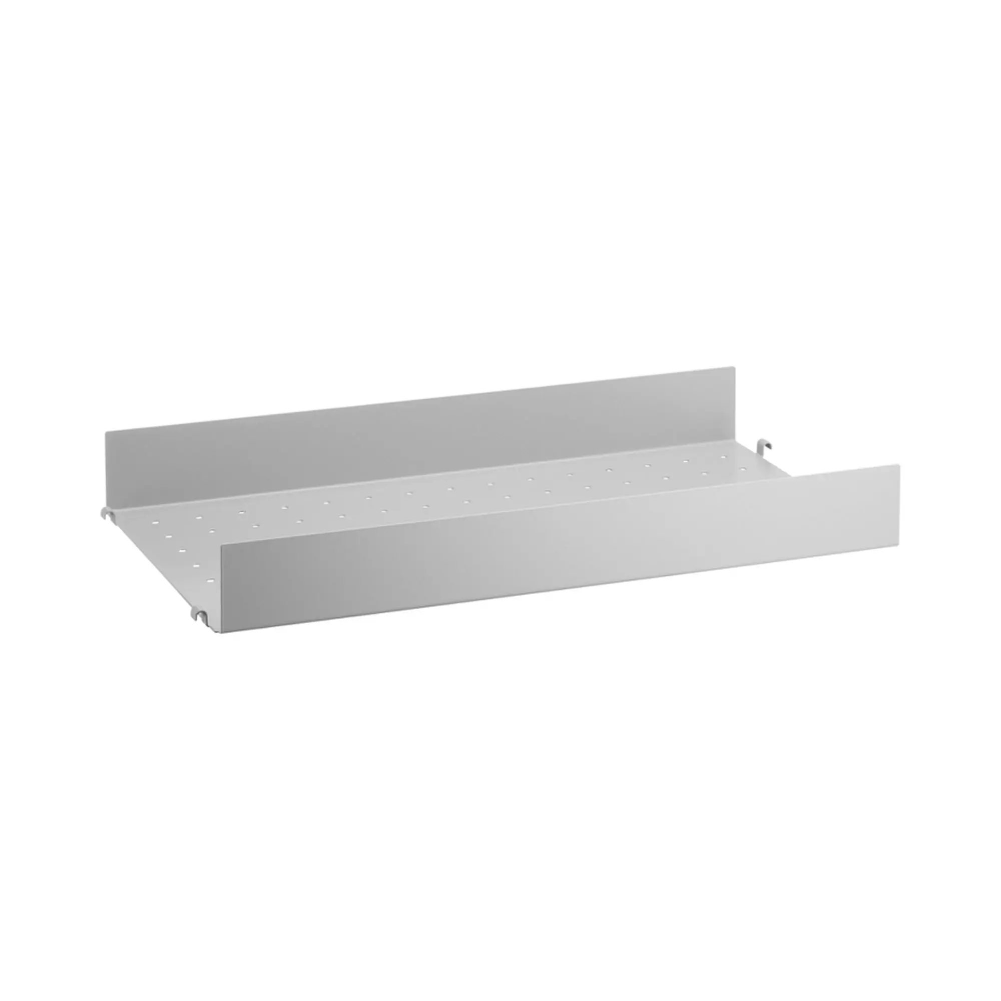 metallhylleplate 58x30cm hög kant