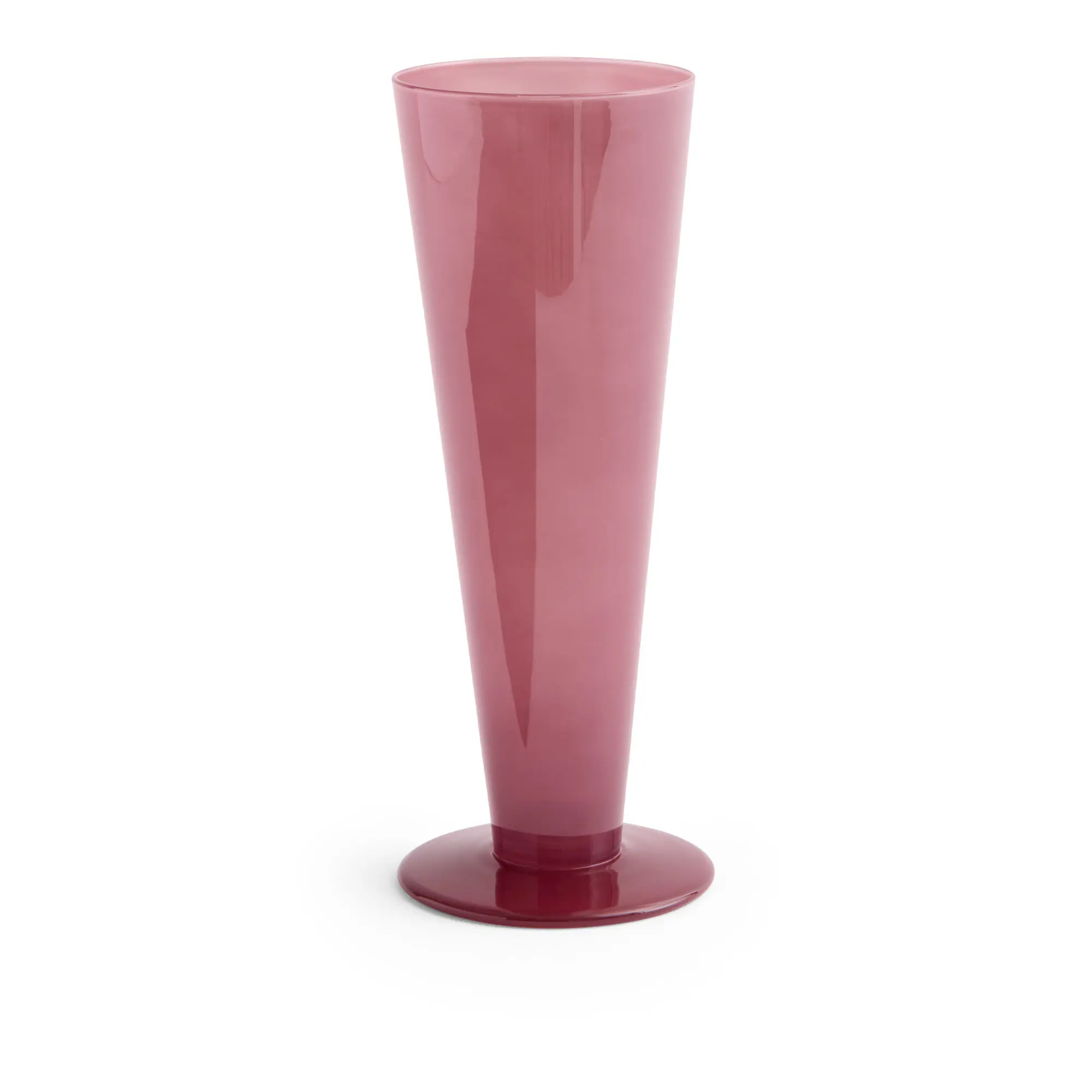 Conical Vase Medium Rose / dark red