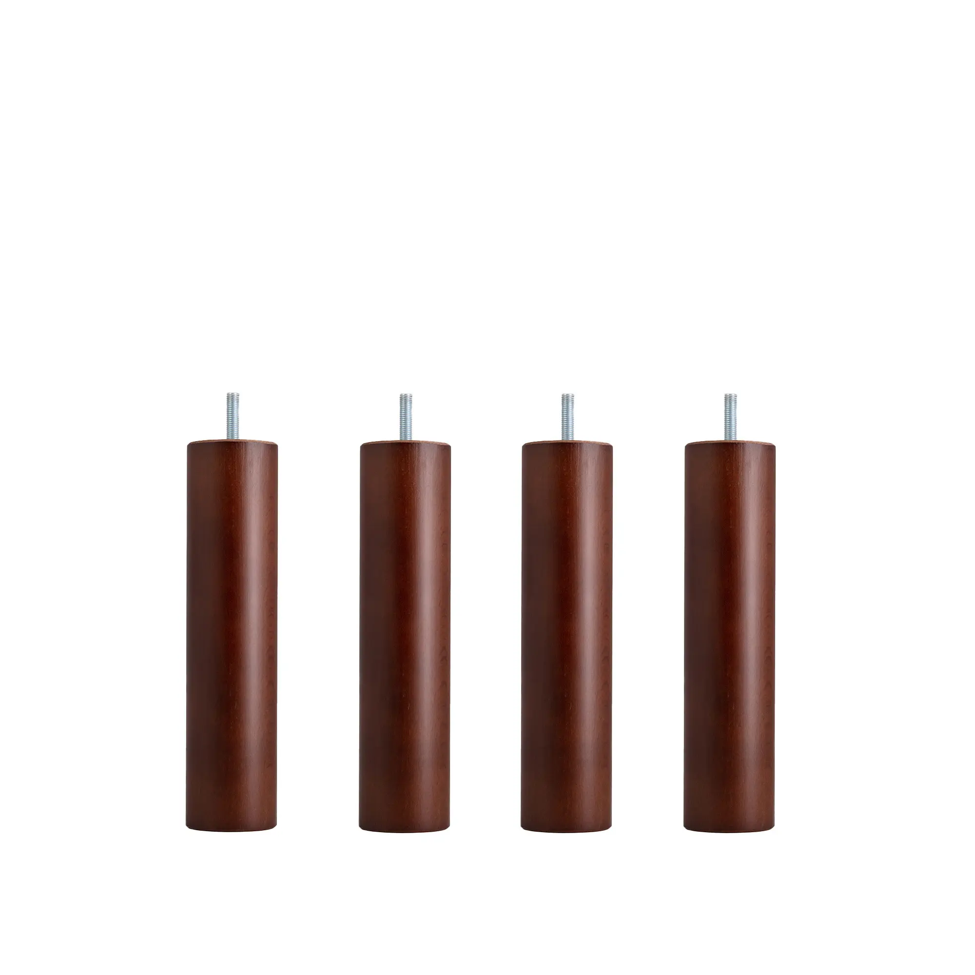 Dux SC sängben rund mahogany 4-pack