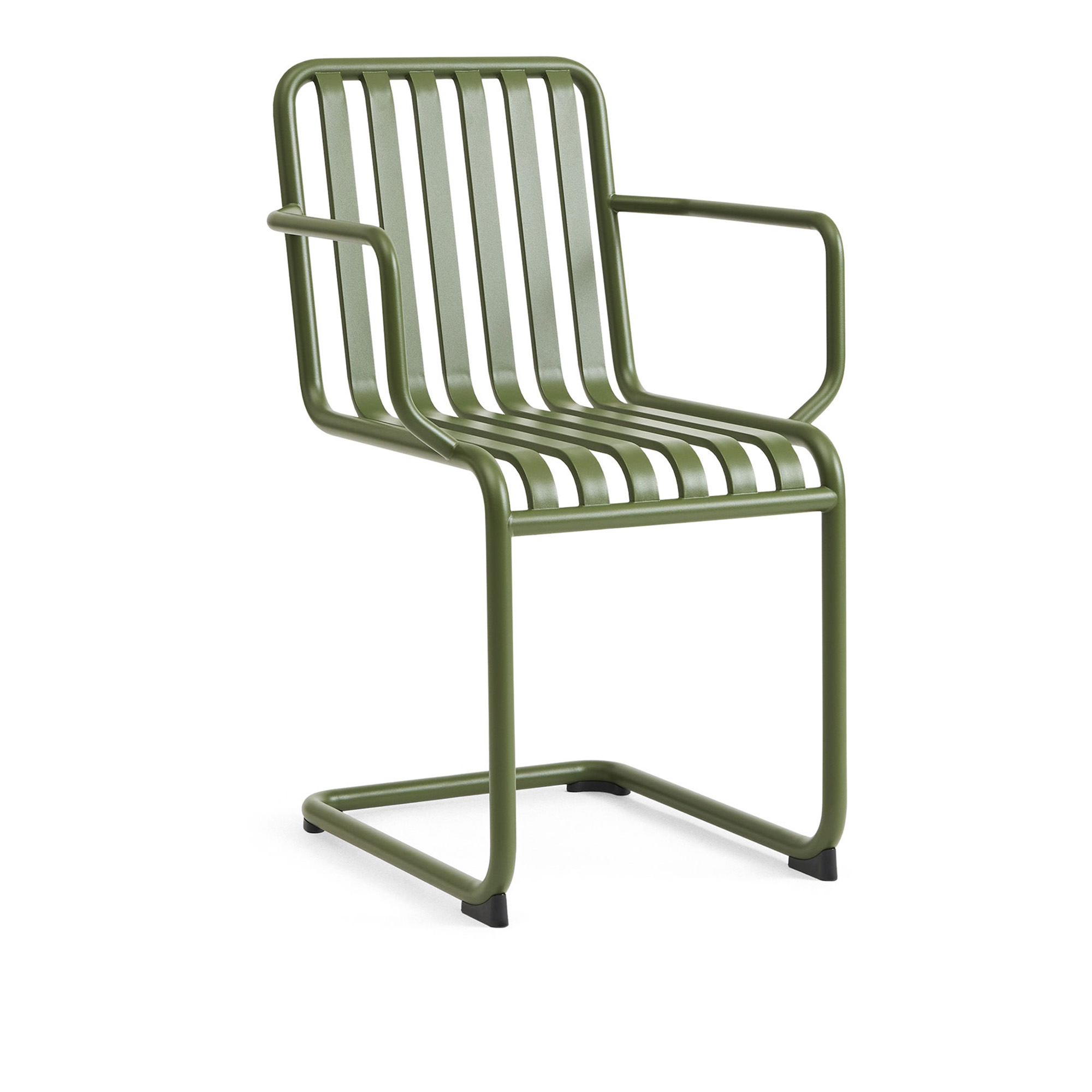 HAY - Palissade Cantilever Armchair Olive - Matstolar utomhus - Ronan & Erwan Bouroullec - Metall | Utemöbler - Utestolar - Matstolar Utomhus | Möbelexperten