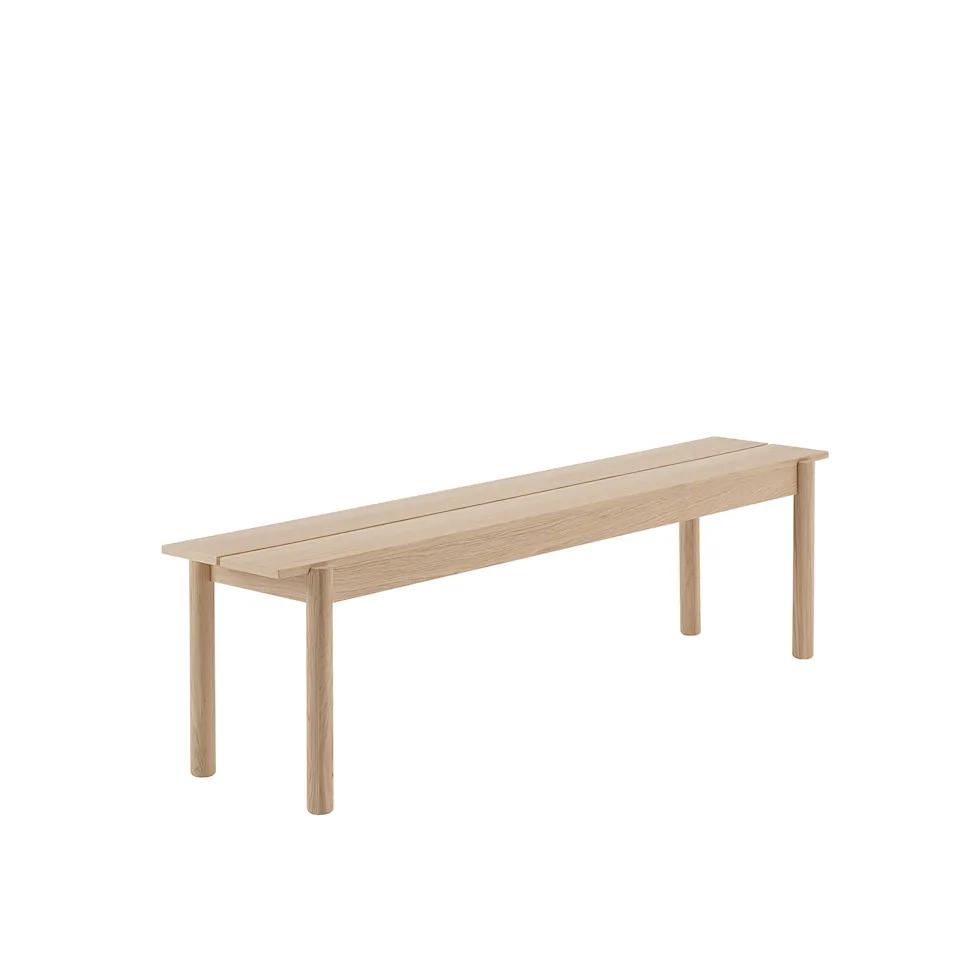 Linear Wooden Bench