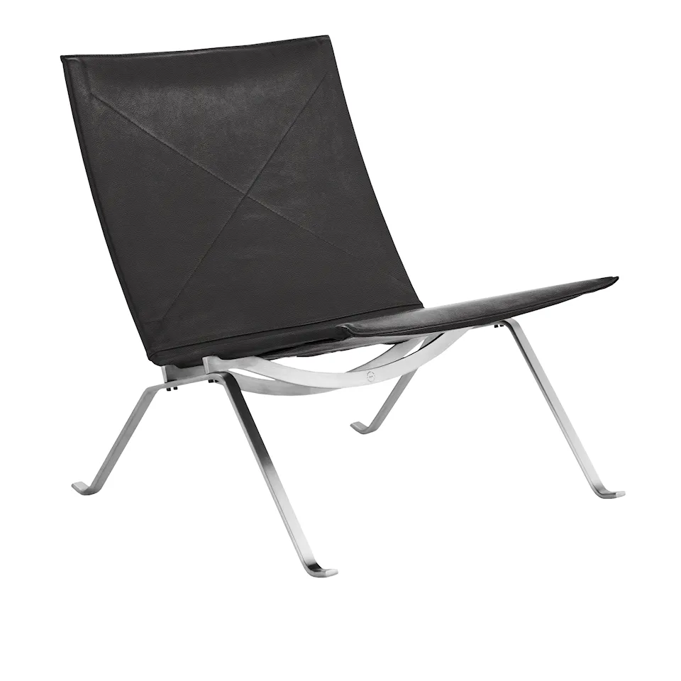PK22 fåtölj läder