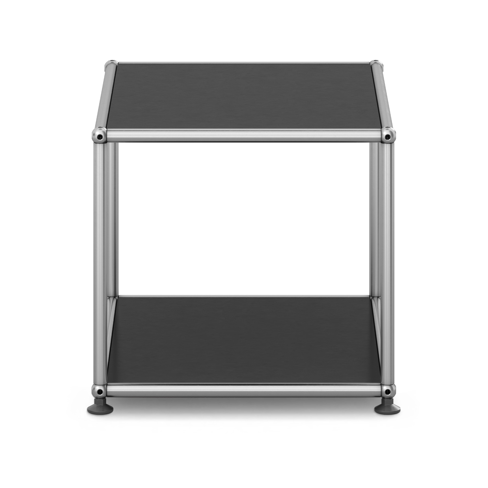 USM - USM Haller M21 30 Graphite Black - Sidobord - Fritz Haller & Paul Sch&auml;rer - Svart - Metall