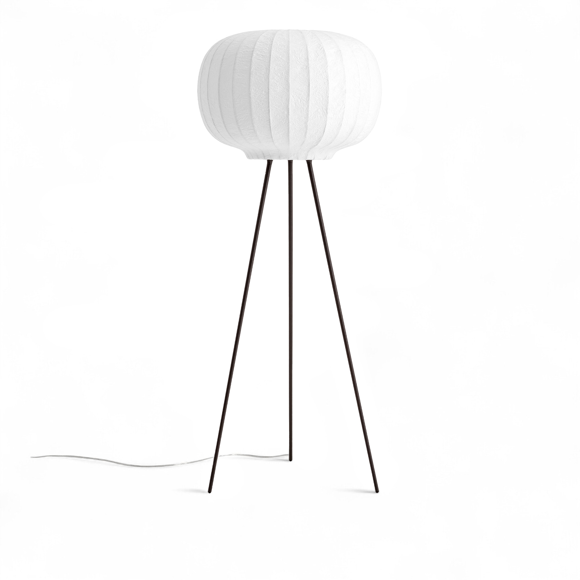 Vipp - Vipp581 golvlampa i papper dark oak - Skärmlampor - Vit | Belysning - Golvlampor - Skärmlampor | Möbelexperten