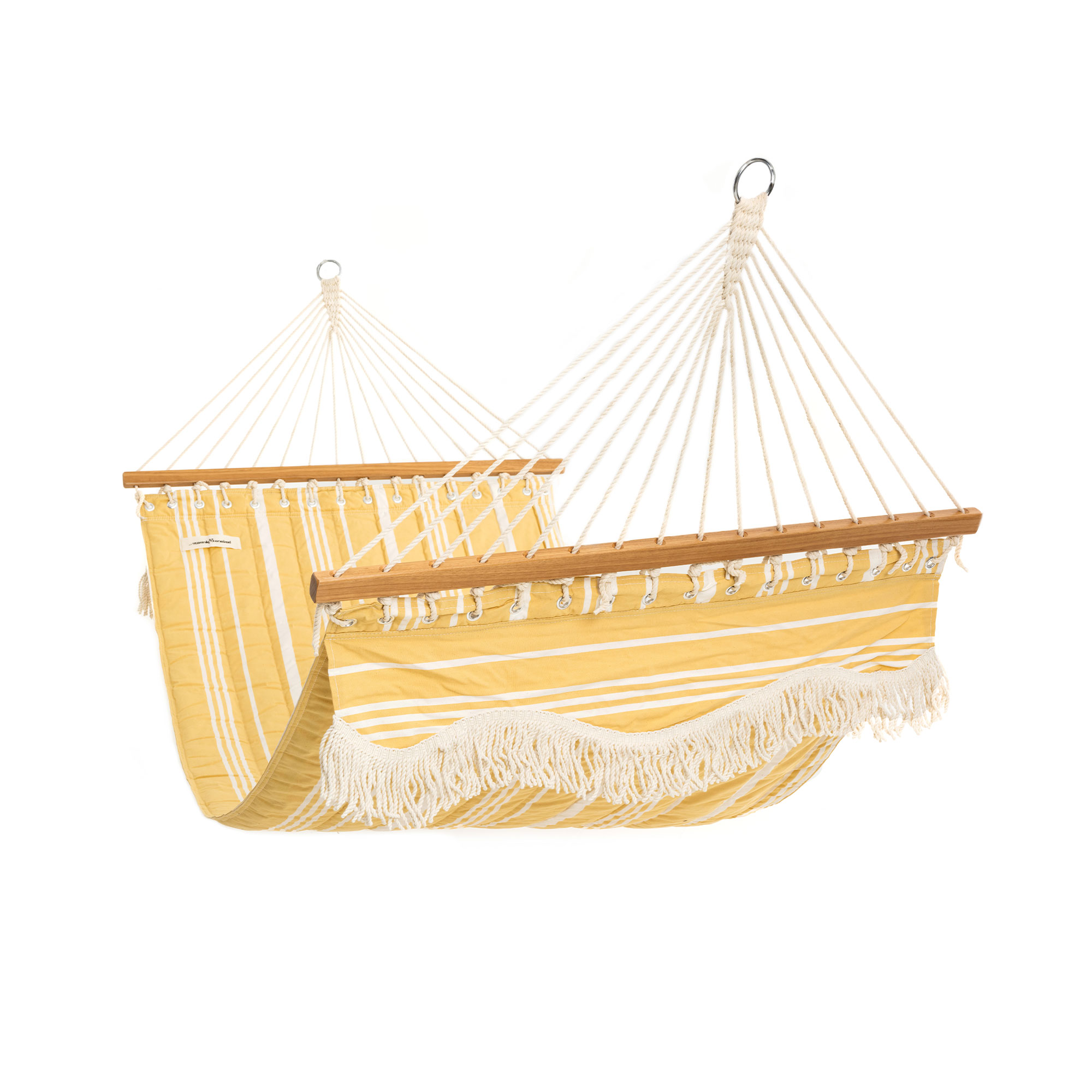 Business & Pleasure - Hammock - Vintage Yellow Stripe - Solstolar & solsängar - Trä