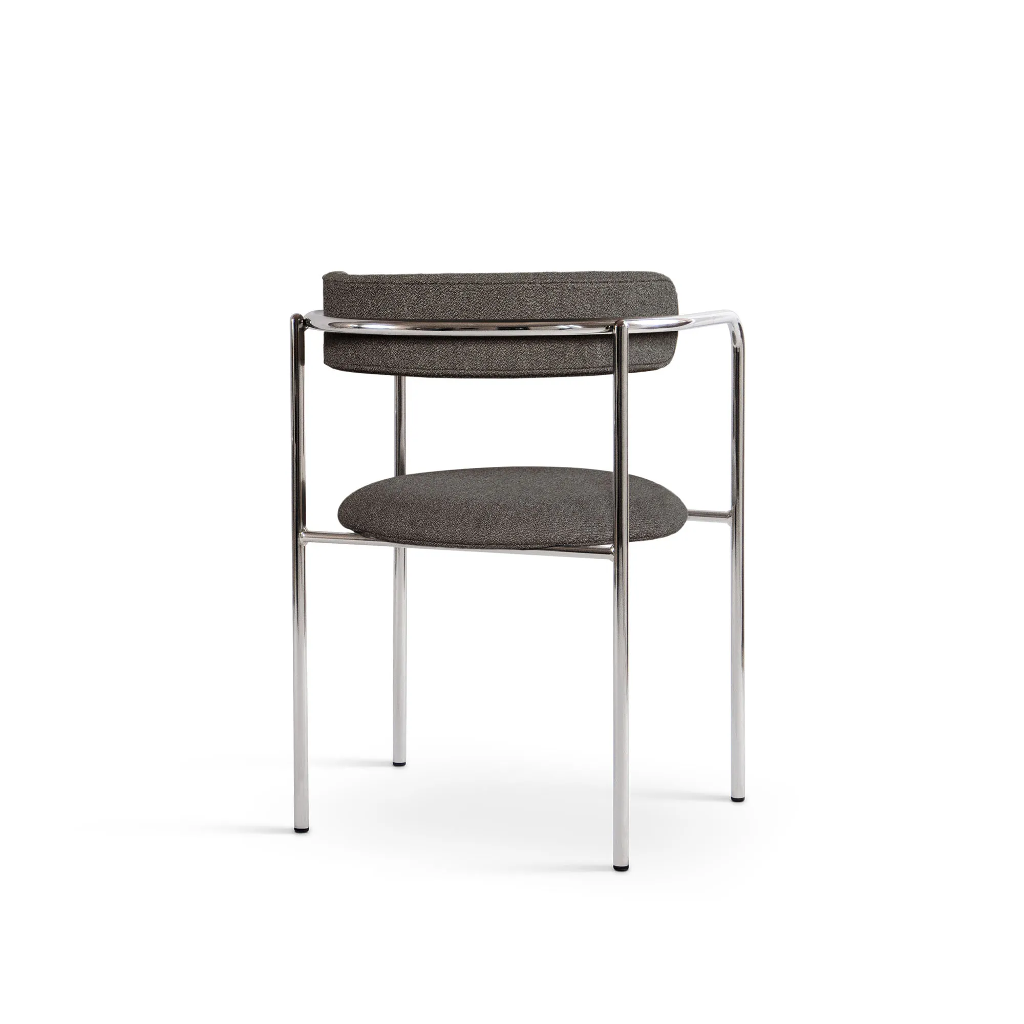 FF Chair Rounded Chrome Legs