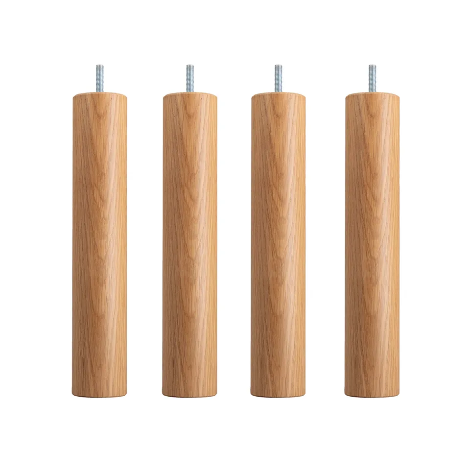 DUX SC sängben rund ek 4-pack