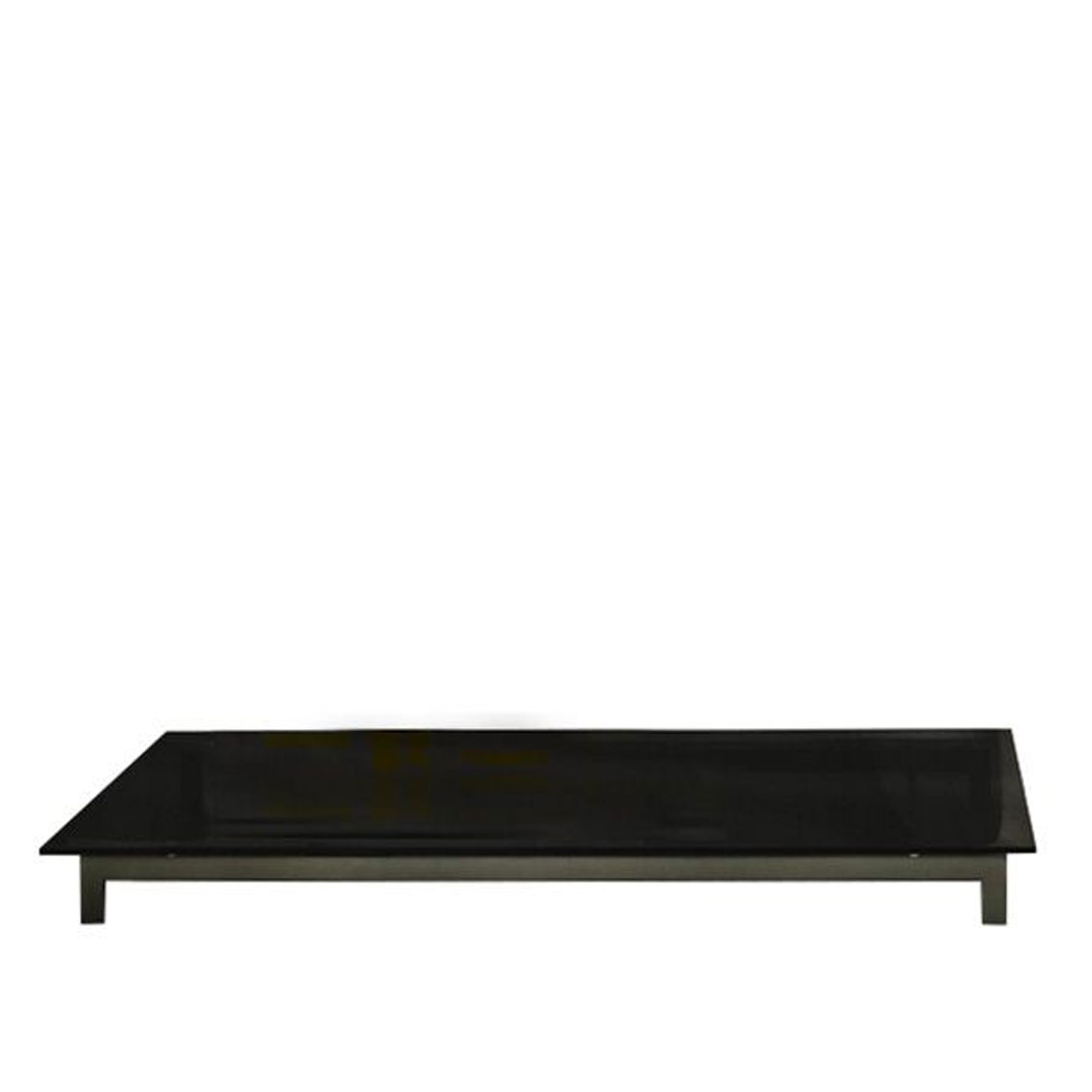Living Divani - Metrocubo Low Table, 96x96x30, Clear tempered glass - Sofabord - Piero Lissoni - Gjennomsiktig - Glass/Metall