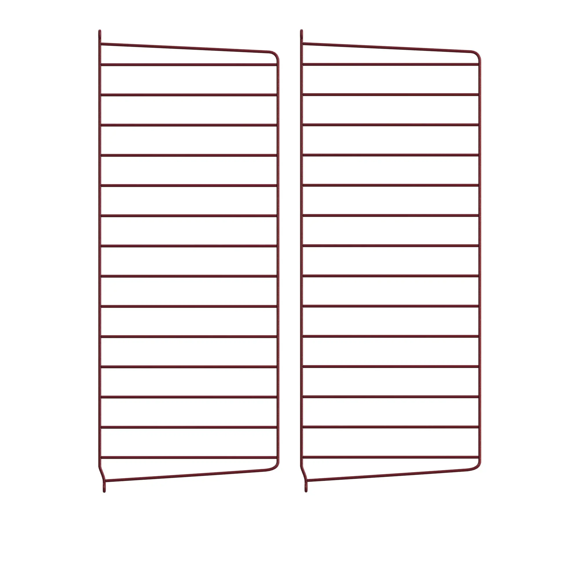 Väggavel 75 x 30 cm 2-pack mörkröd