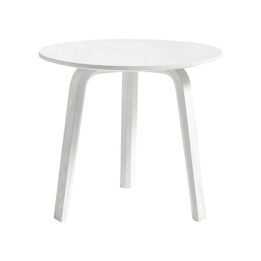 HAY - Bella Coffee Table, White, Ø45 x H39 cm - Soffbord - Vit - Trä