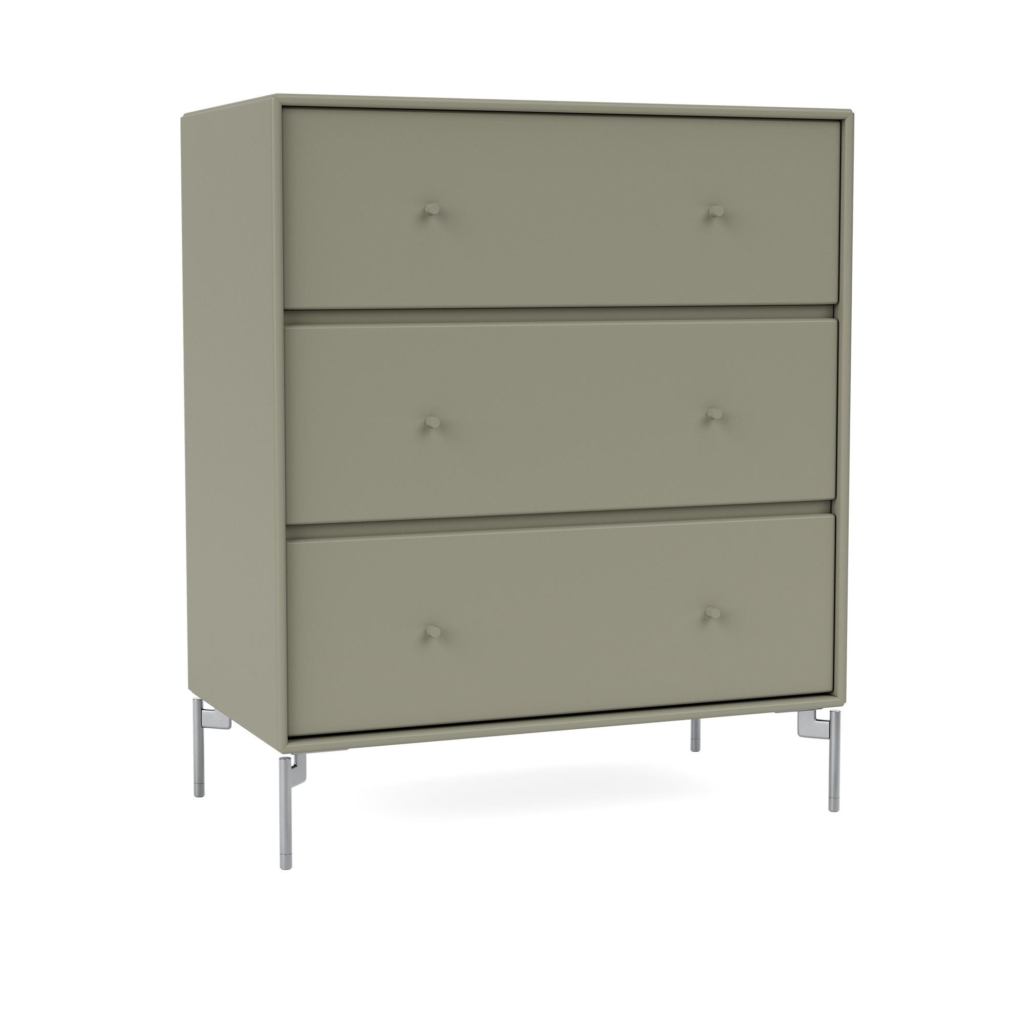 Montana - Carry Dresser 144-Fennel Matt Chrome - Byråer - Peter J. Lassen - Grön - Trä | Möbler - Förvaring Och Hyllor - Byråer | Möbelexperten