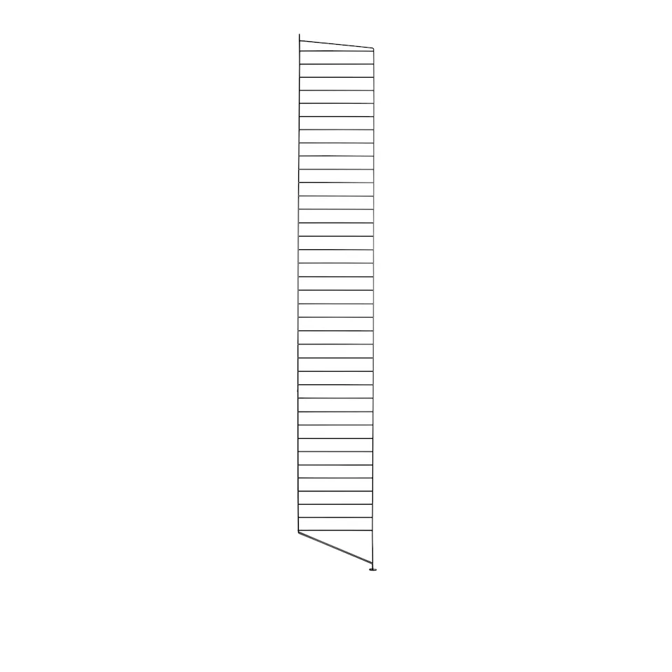 Golvgavel 200x30cm 1-pack svart
