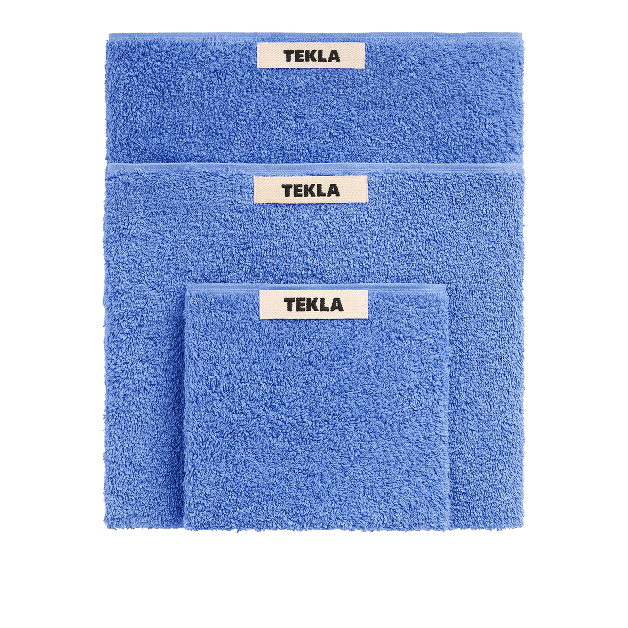 Tekla - Terry Towel Bath Towel, 70x140, Clear Blue - Handdukar och badlakan | Textilier - Badrumstextilier - Handdukar Och Badlakan | Möbelexperten