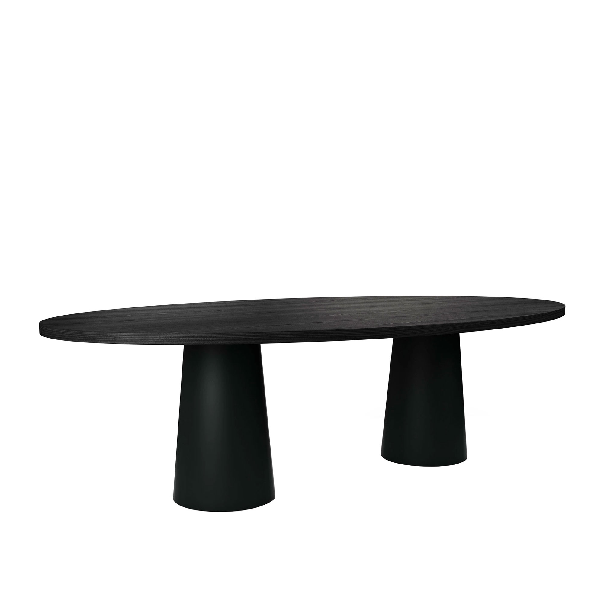 Moooi - Container Table 7156 210x135, Svart, Svartbetsad ek - Matbord - Marcel Wanders - Svart - Trä/Plast
