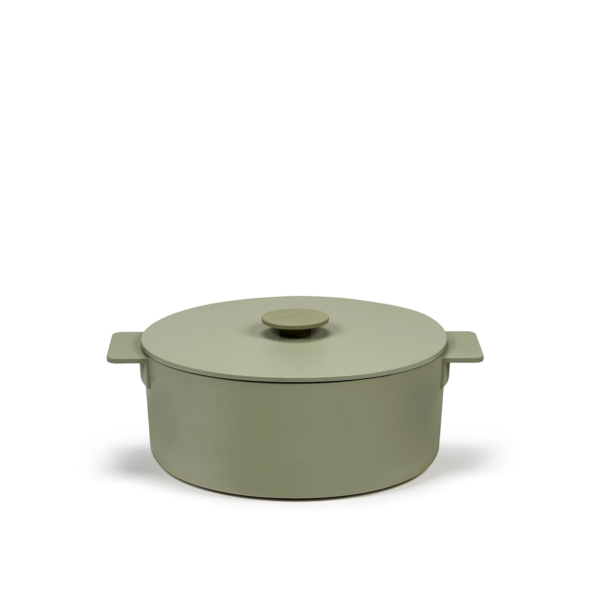 Serax - Surface Pot Enamel Cast Iron Camogreen D29 - 5,5L - Grytor och kastruller - Sergio Herman - Grön