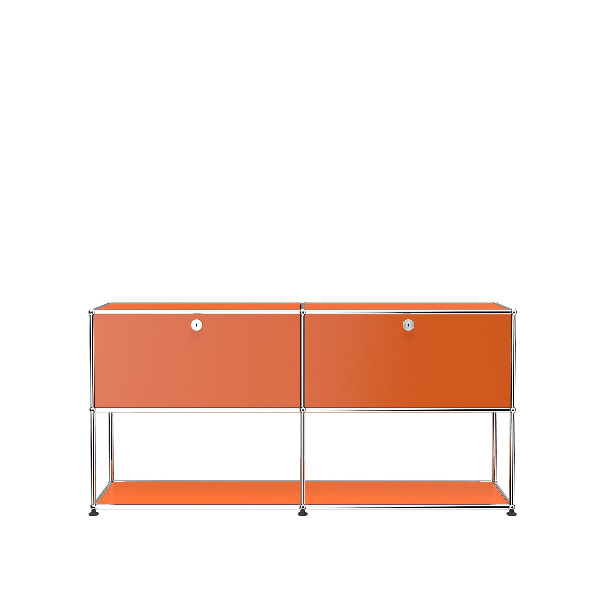 USM - USM Haller 40 Sideboard, Pure Orange - Sideboards - Fritz Haller,Paul Schärer - Orange - Metall