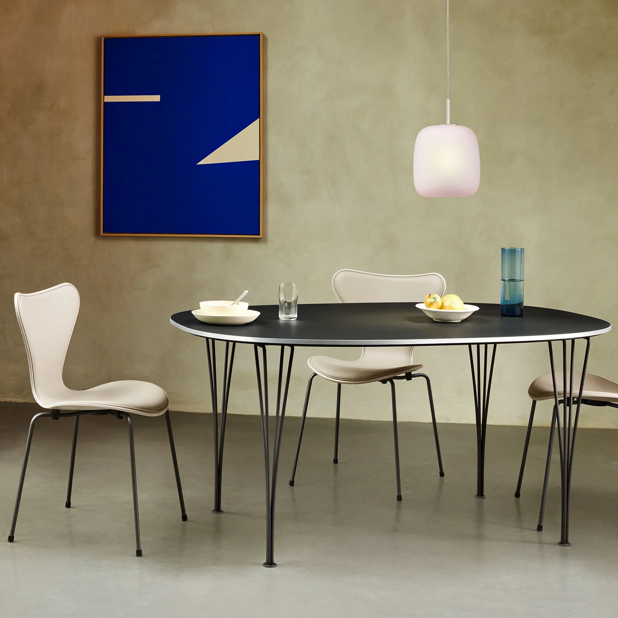 B620 Superellips utdragbart matbord 170–270 x 100 cm Chrome