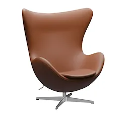 3316 Ägget fåtölj Satin Polished