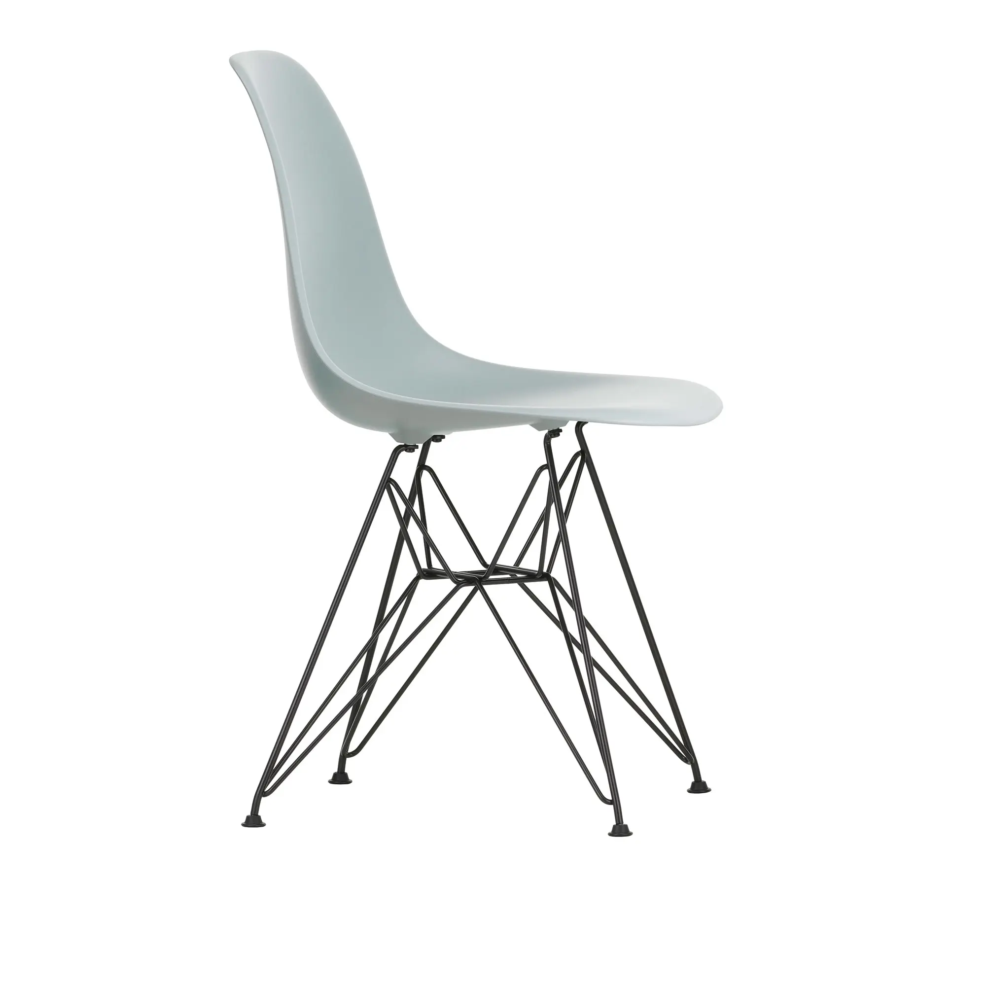 Eames RE Plastic Chair DSR stol Basic Dark