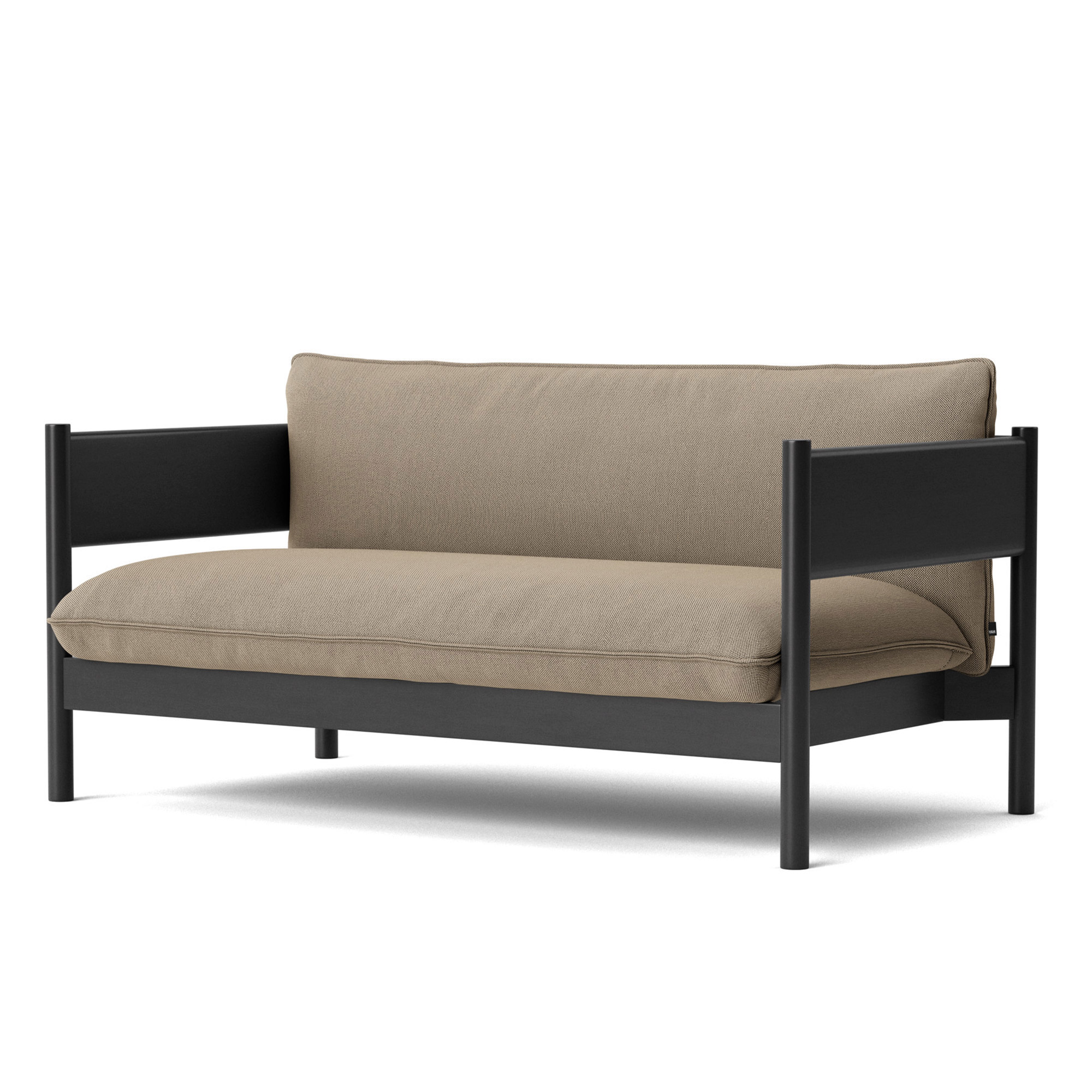 HAY - Arbour Club Sofa Re-Wool 218 / Black Lacquer Beech - Soffor - designer_andreas_engesvik,Daniel Rybakken