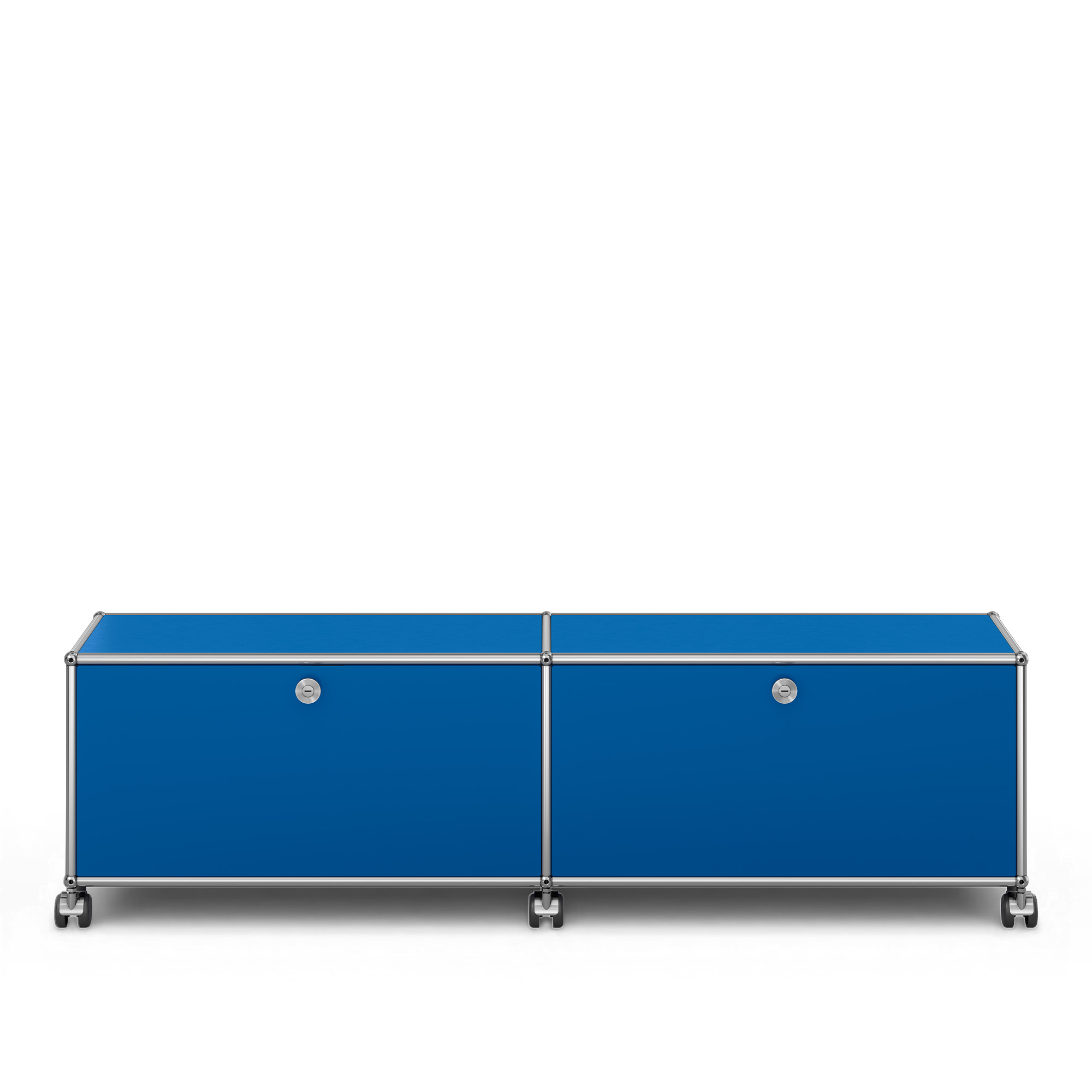 USM - USM Haller TV Furniture M61 Gentian Blue - TV-bänkar - Fritz Haller & Paul Schärer - Blå | Möbler - Förvaring Och Hyllor - Tv-bänkar | Möbelexperten