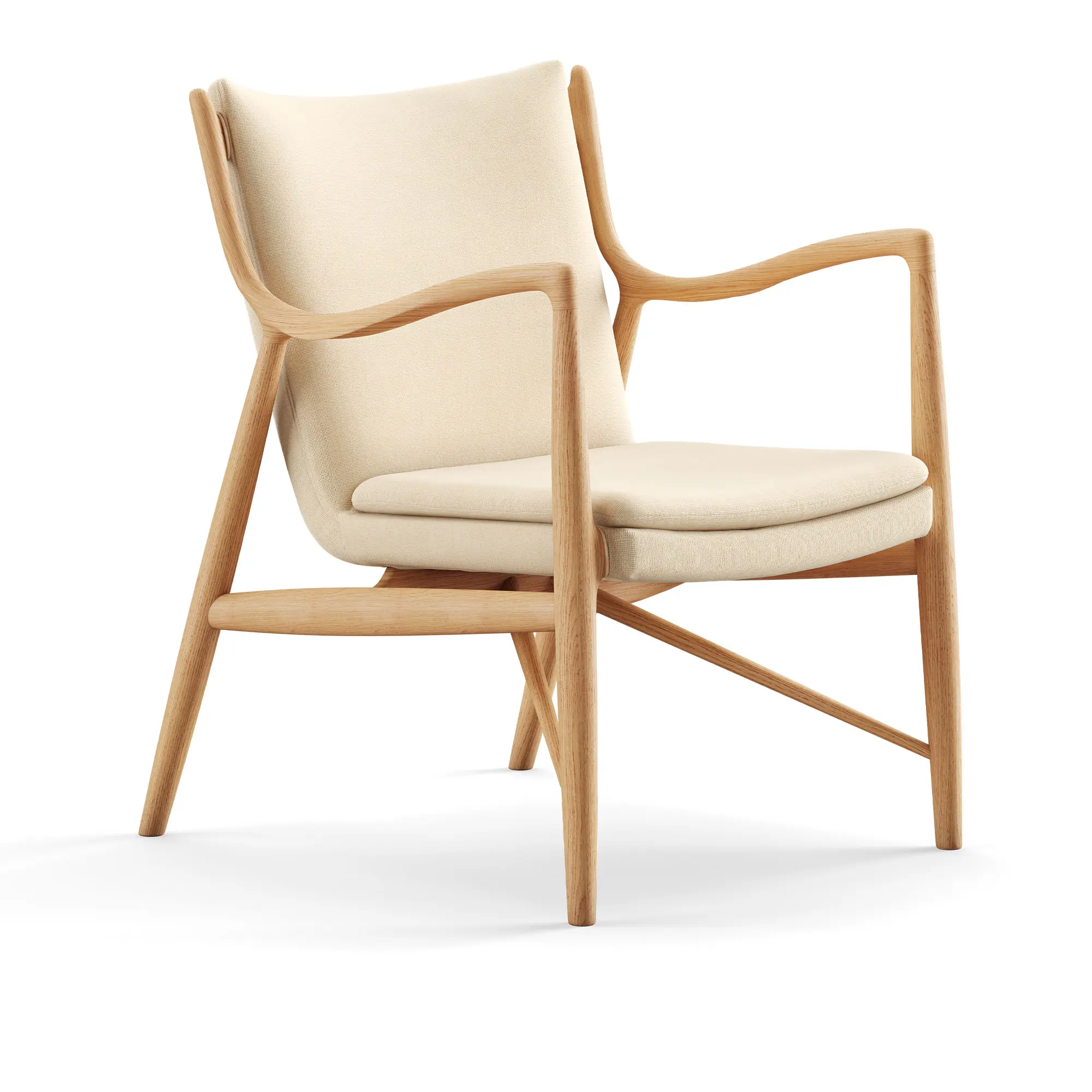 45 fåtölj Dark oiled oak