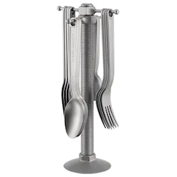 Conversational Objects Cutlery Holder & Cutlery Set 16 Pieces