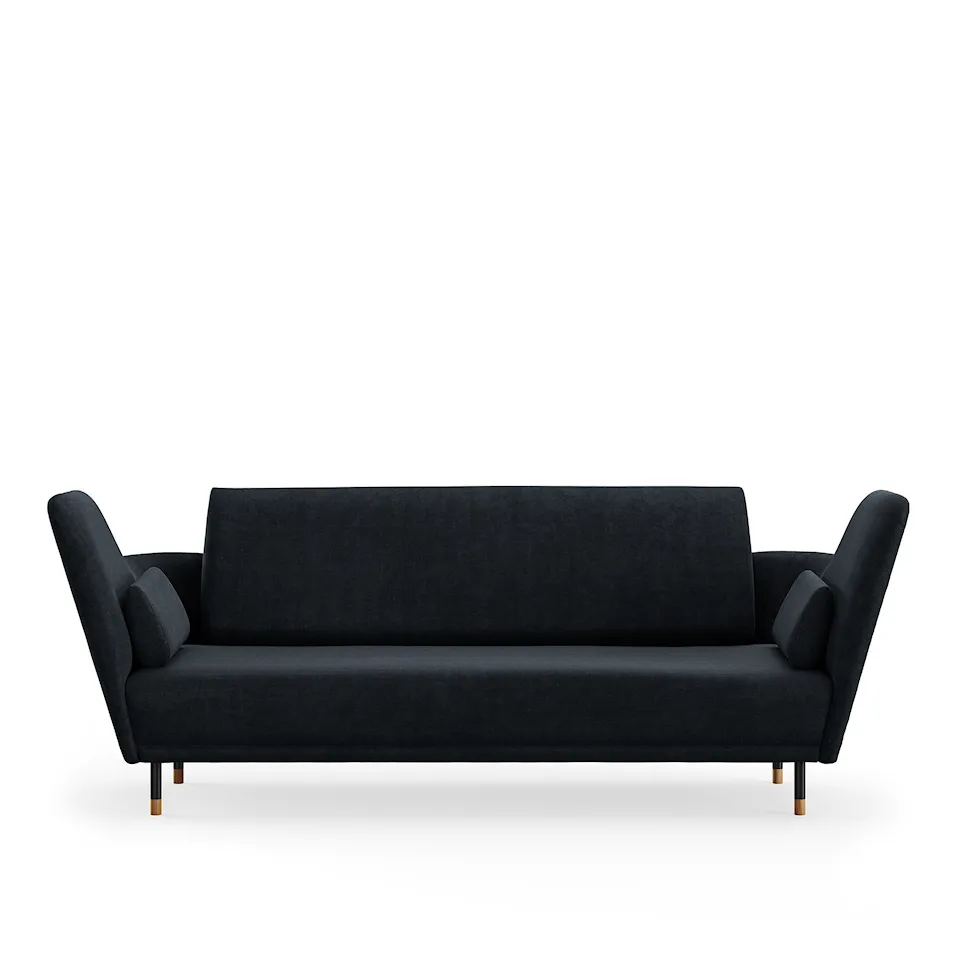 57 soffa Brownished Steel/Dark oiled oak