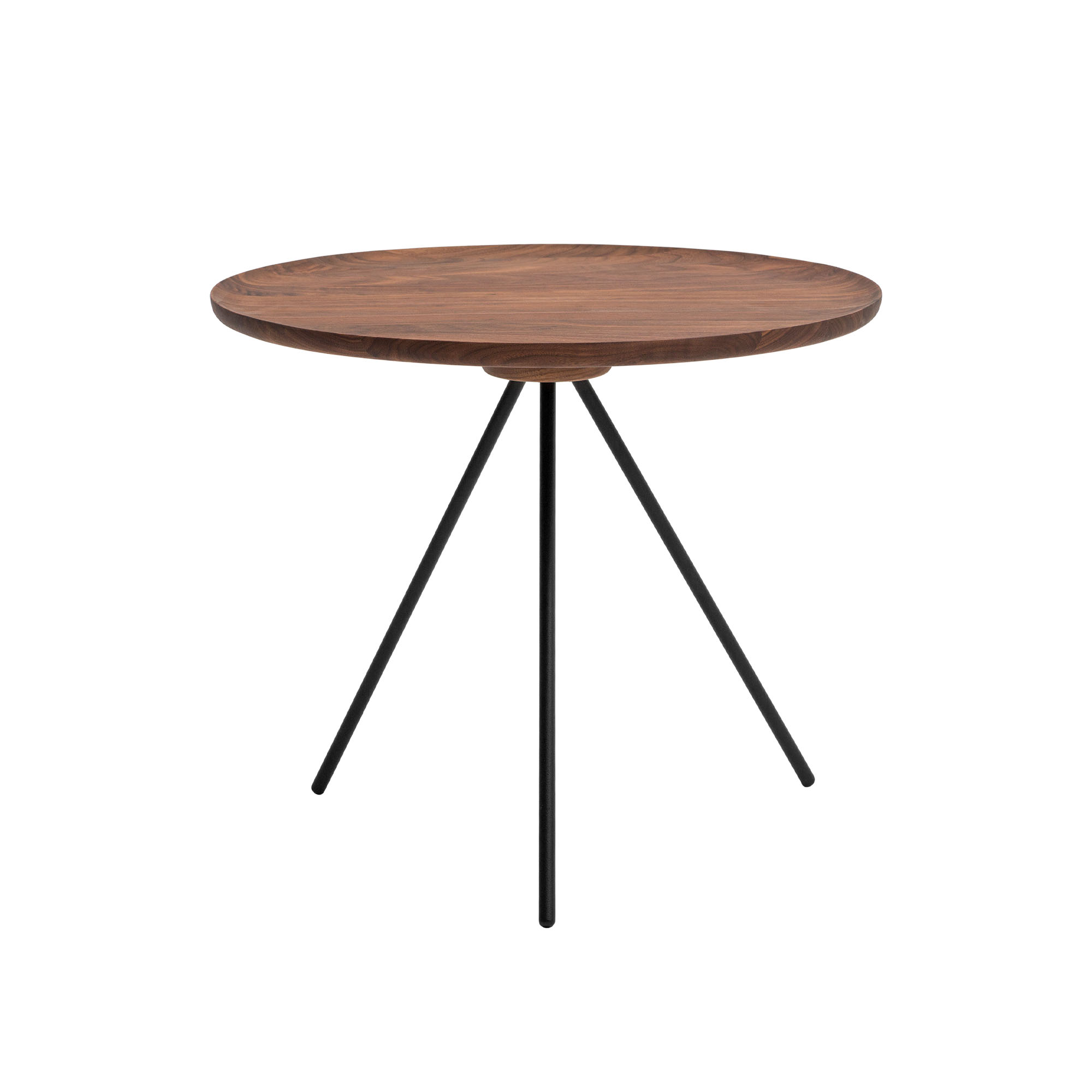 HEM - Key Coffee Table - Walnut/Black - Småbord & sidobord - GamFratesi - Träfärgad,Svart - Metall/Trä