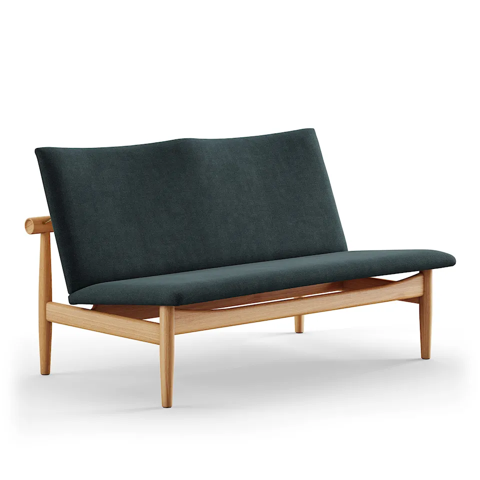 Japan sofa 2-sits Dark oiled oak