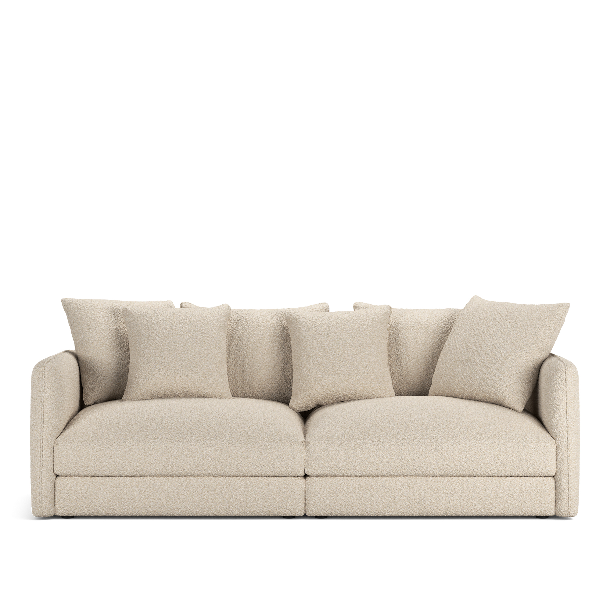 NOGA - Pavarotti 2,5-Seater Ascot White Removable Upholstery - Soffor