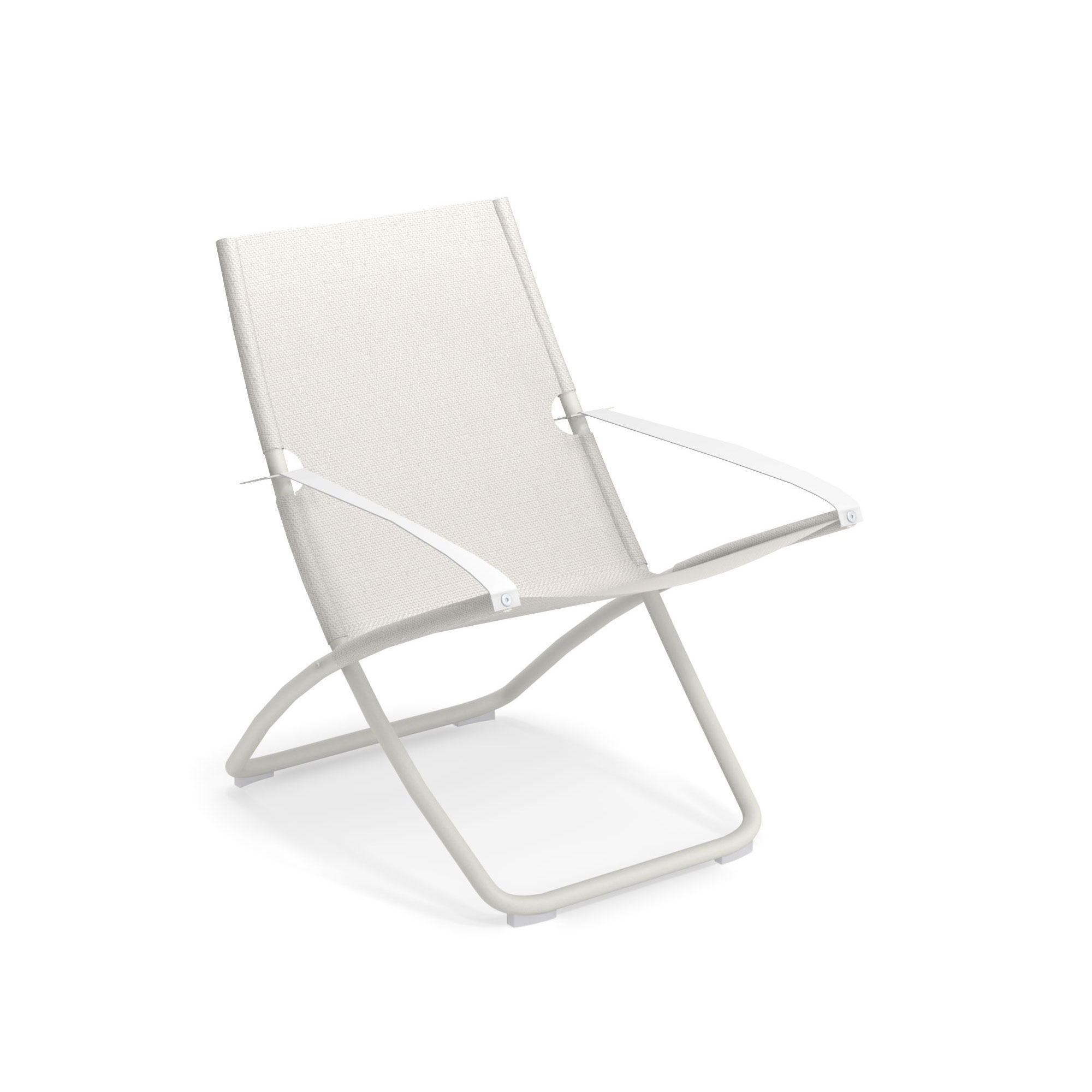 EMU - Snooze Deck Chair White 300/52 - Solstolar & solsängar - Metall