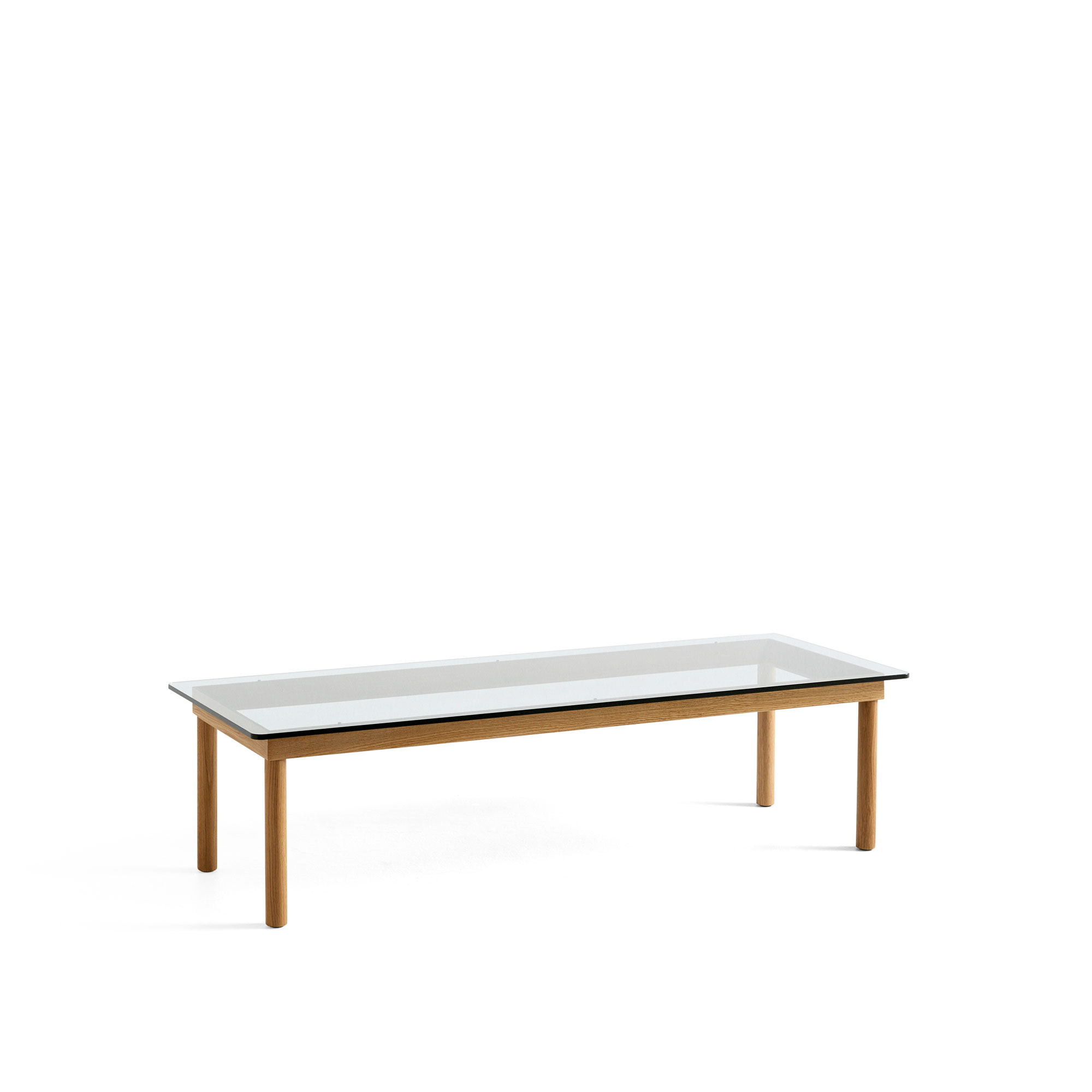 HAY - Kofi Wb Lacquered Oak 140 X 50  - Soffbord - Martin Solem - Träfärgad - Glas/Trä