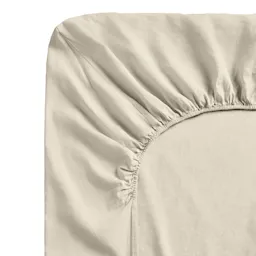 Linen Blend Pale Sand dra-på-lakan