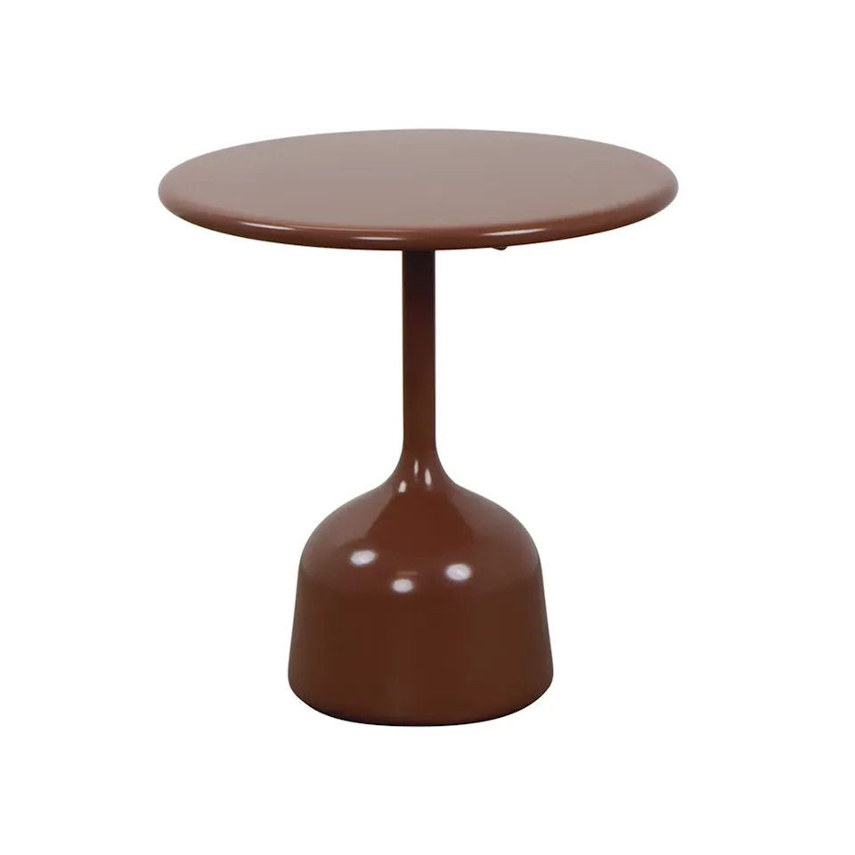 Glaze soffbord liten Desert Red