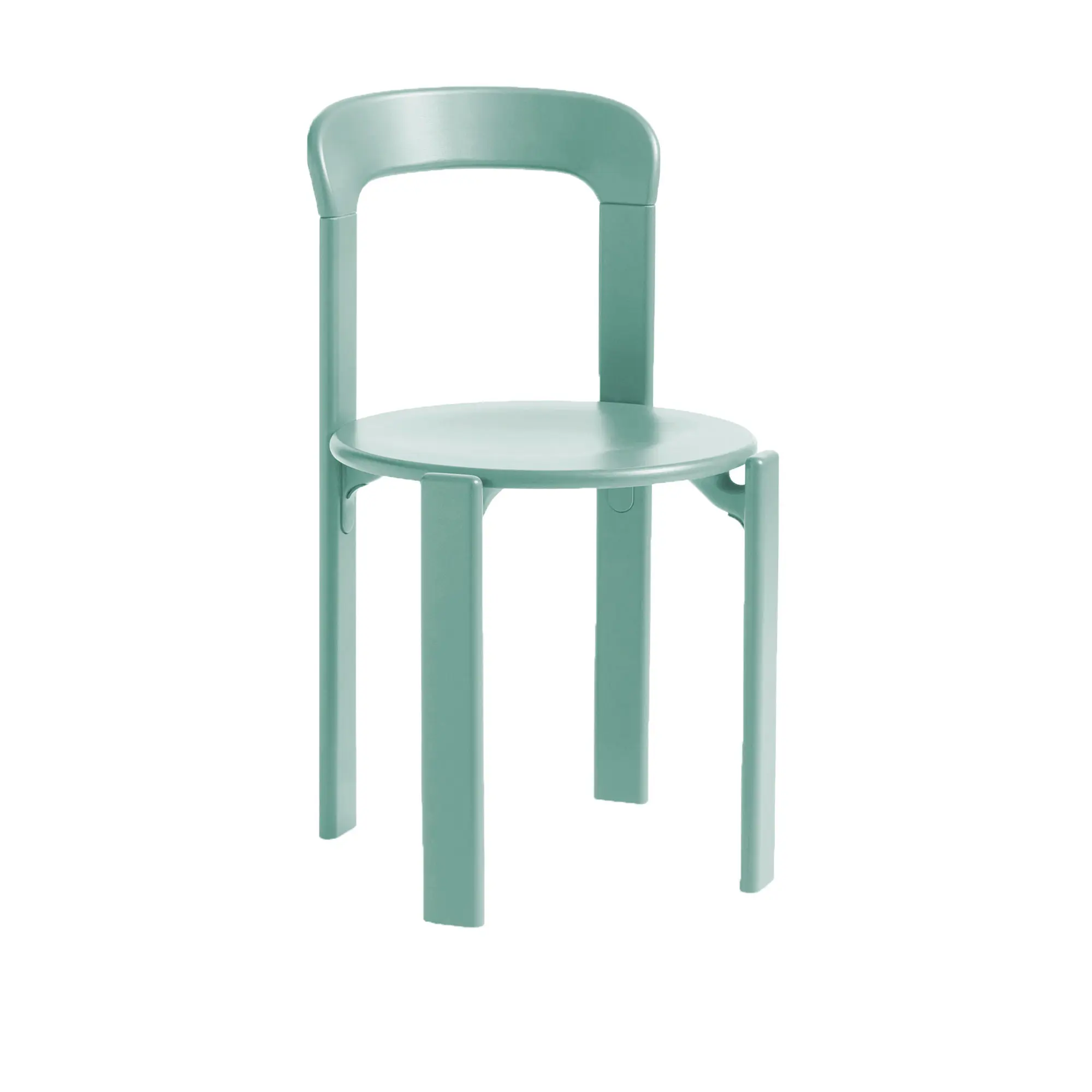 Rey Chair REY22, Fall green water-based lacquered beech