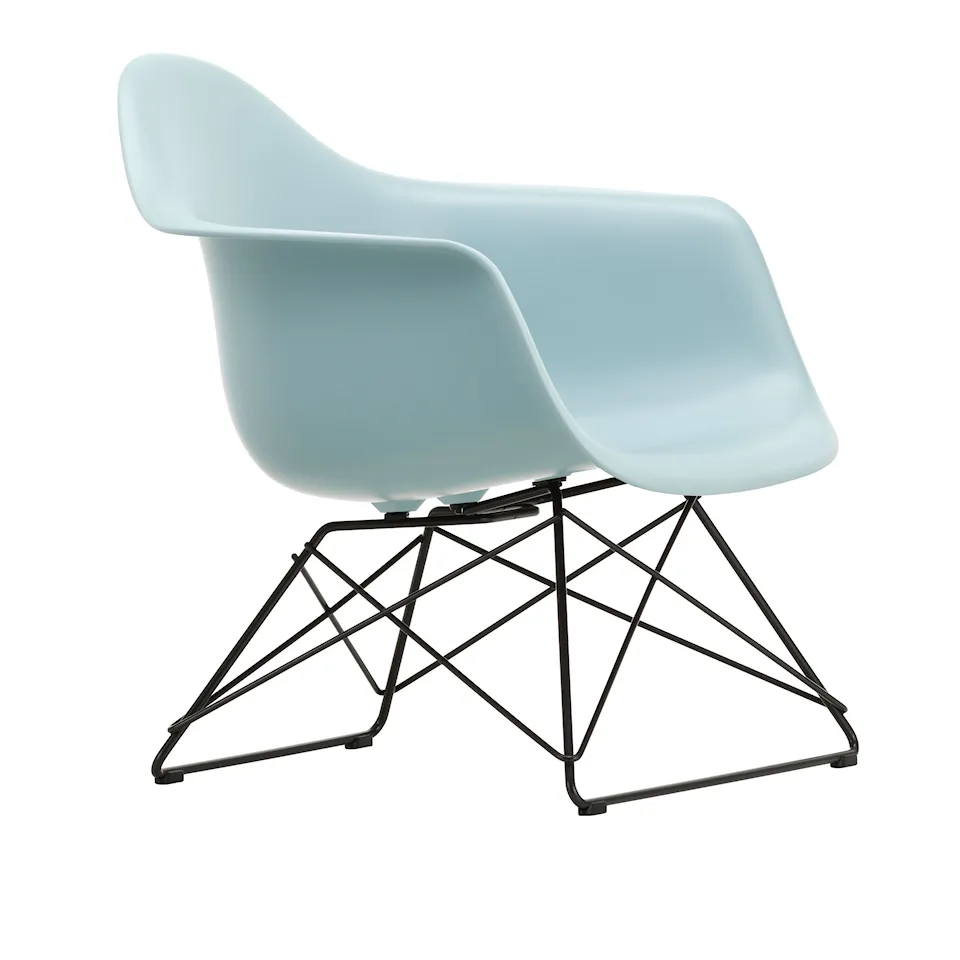 Eames RE Plastic Armchair LAR fåtölj Basic Dark