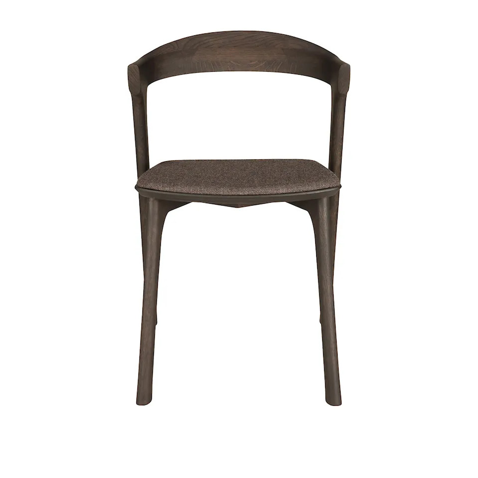 Bok Dining Chair Oak Brown Upholstered