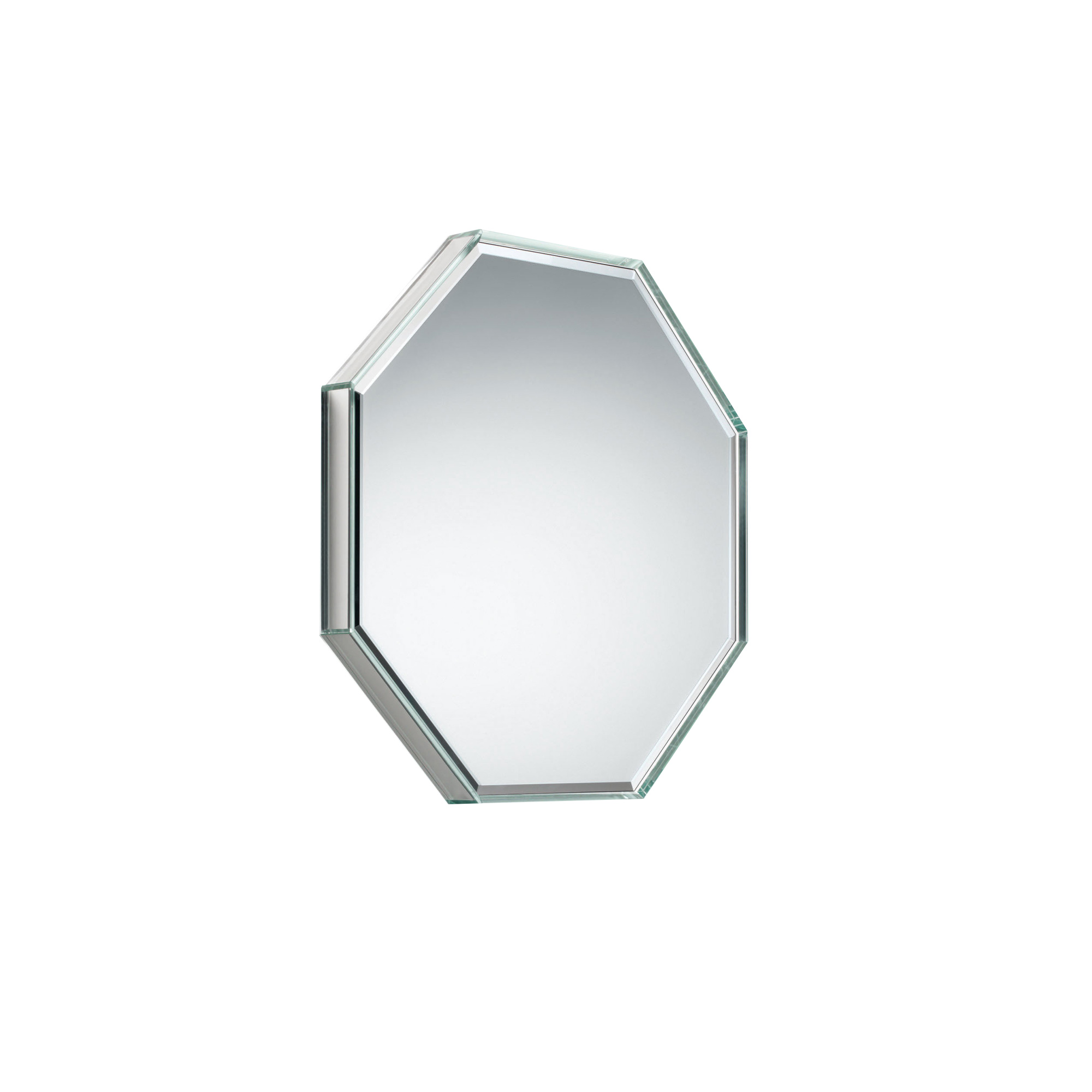 Glas Italia - PRI03 PRISM Mirror Octagonal  - Helkroppsspeglar - Tokujin Yoshioka - Transparent