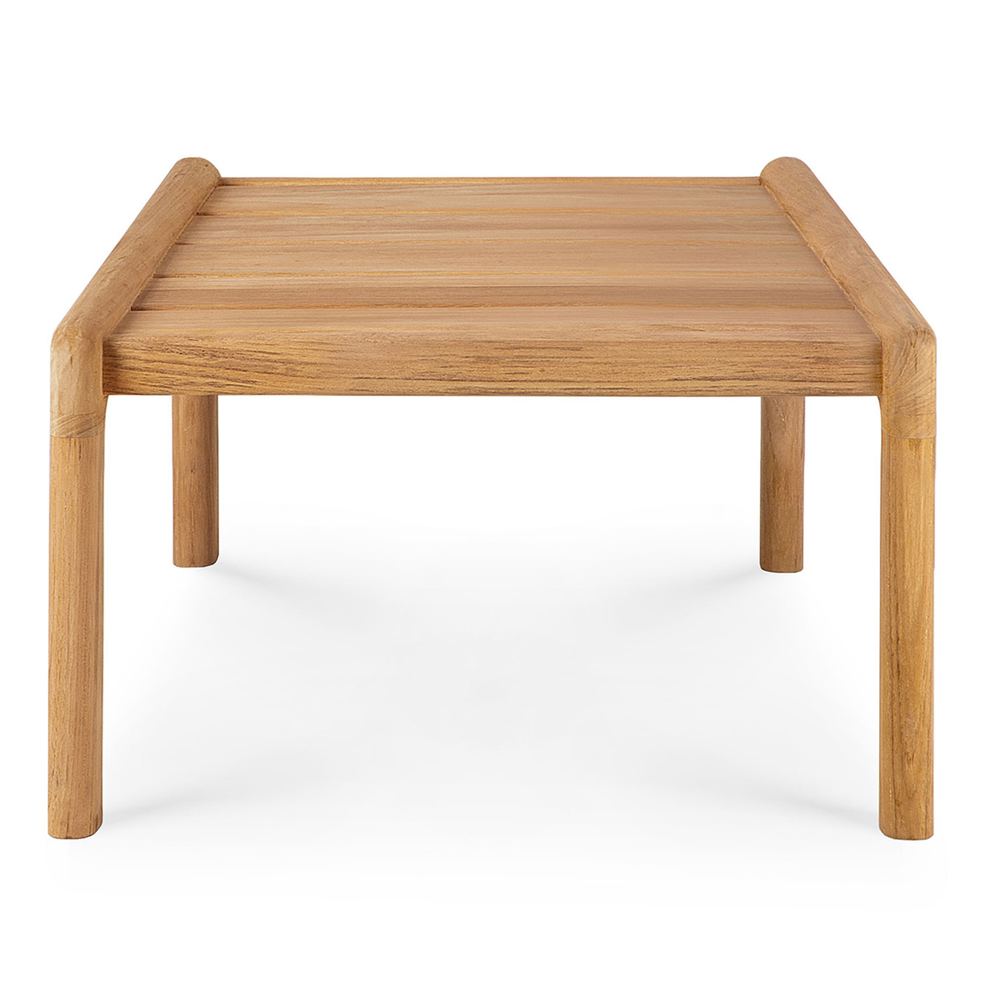 Ethnicraft - Jack Outdoor Side Table - Teak - Småbord och sidobord utomhus - Jacques Deneef - Träfärgad | Utemöbler - Utebord - Småbord Och Sidobord Utomhus | Möbelexperten