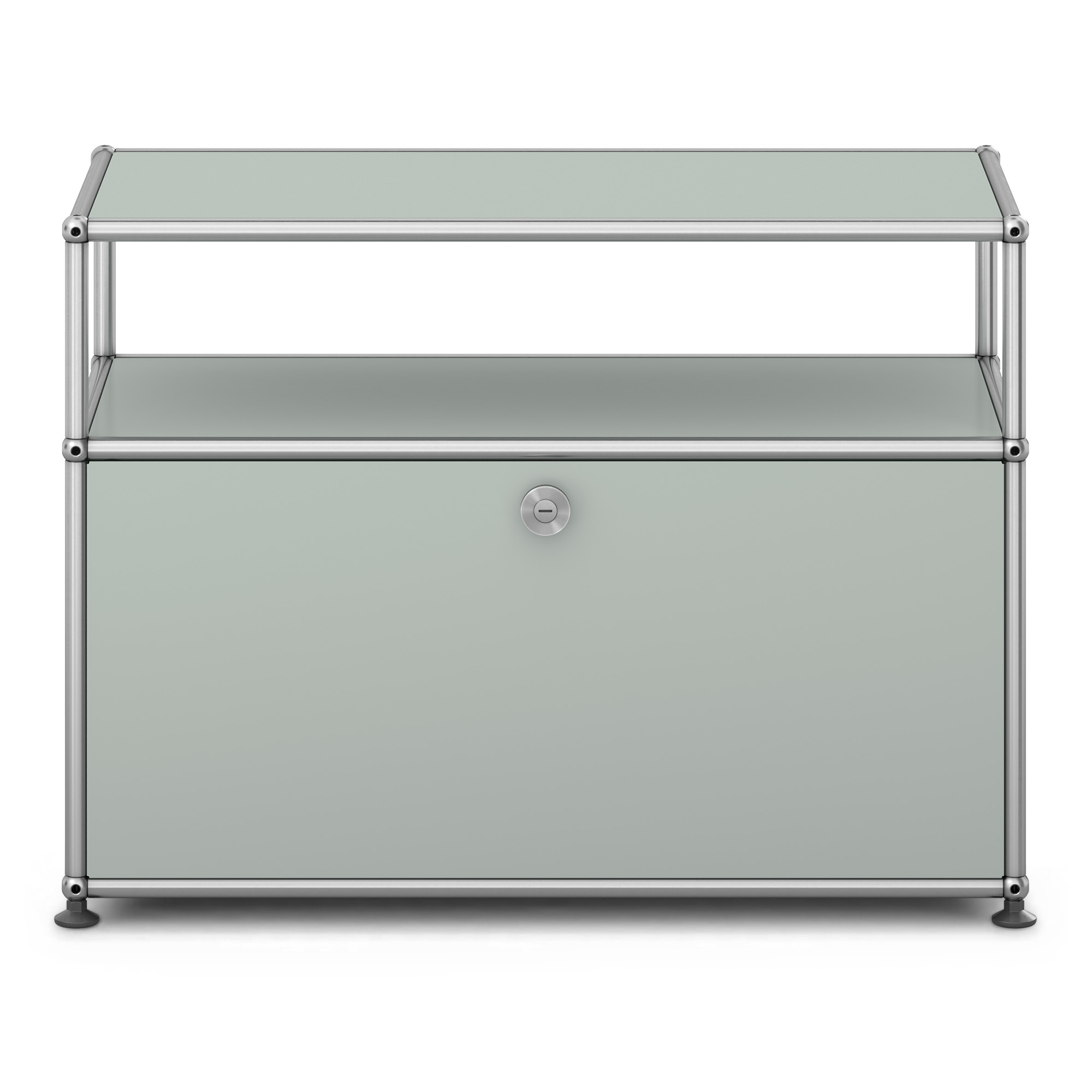 USM - USM Haller Occasional Furniture O1 Light Gray - Sidobord - Fritz Haller & Paul Schärer - Grå | Möbler - Bord - Sidobord | Möbelexperten