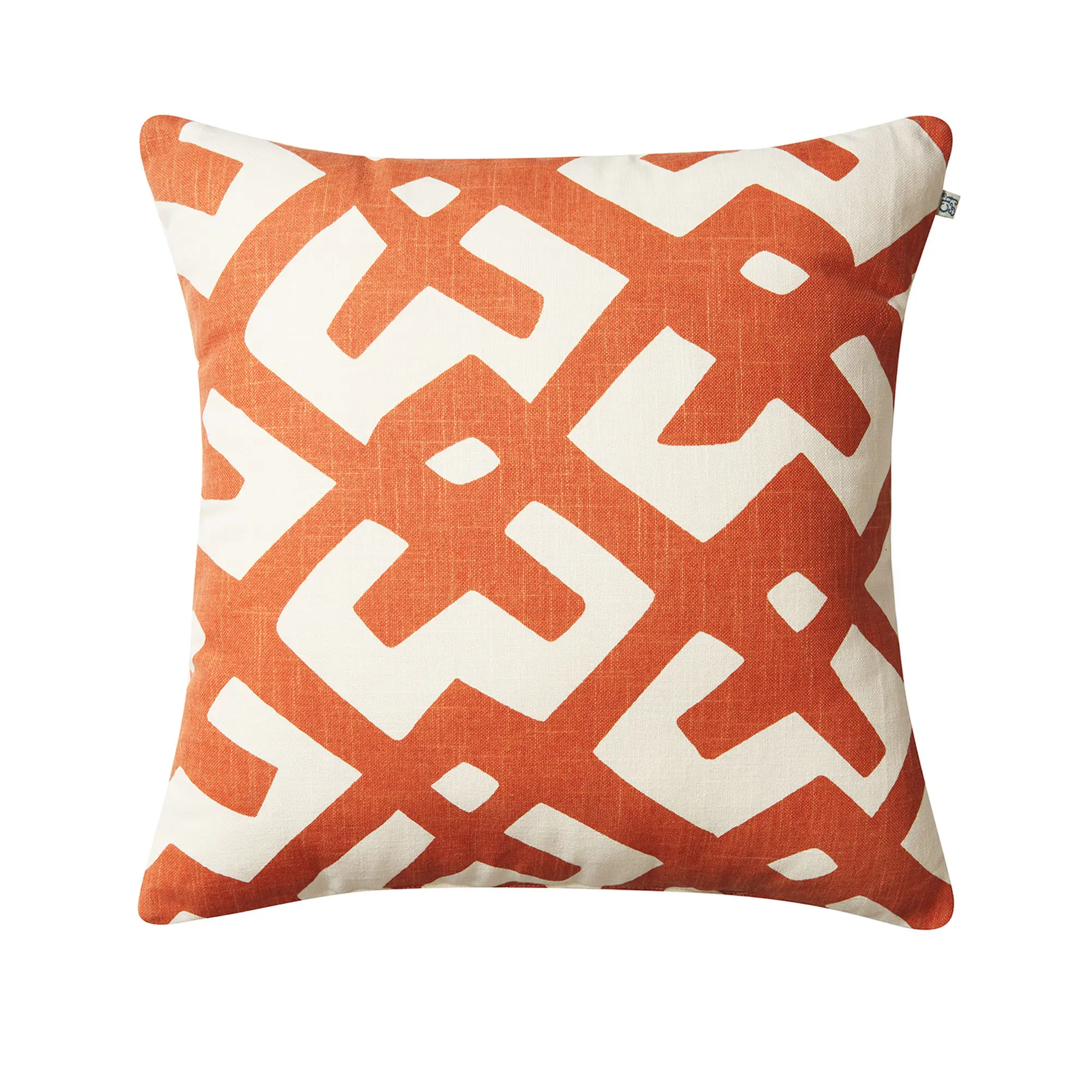 Utepute dadra 50x50 cm aprikos oransje offwhite
