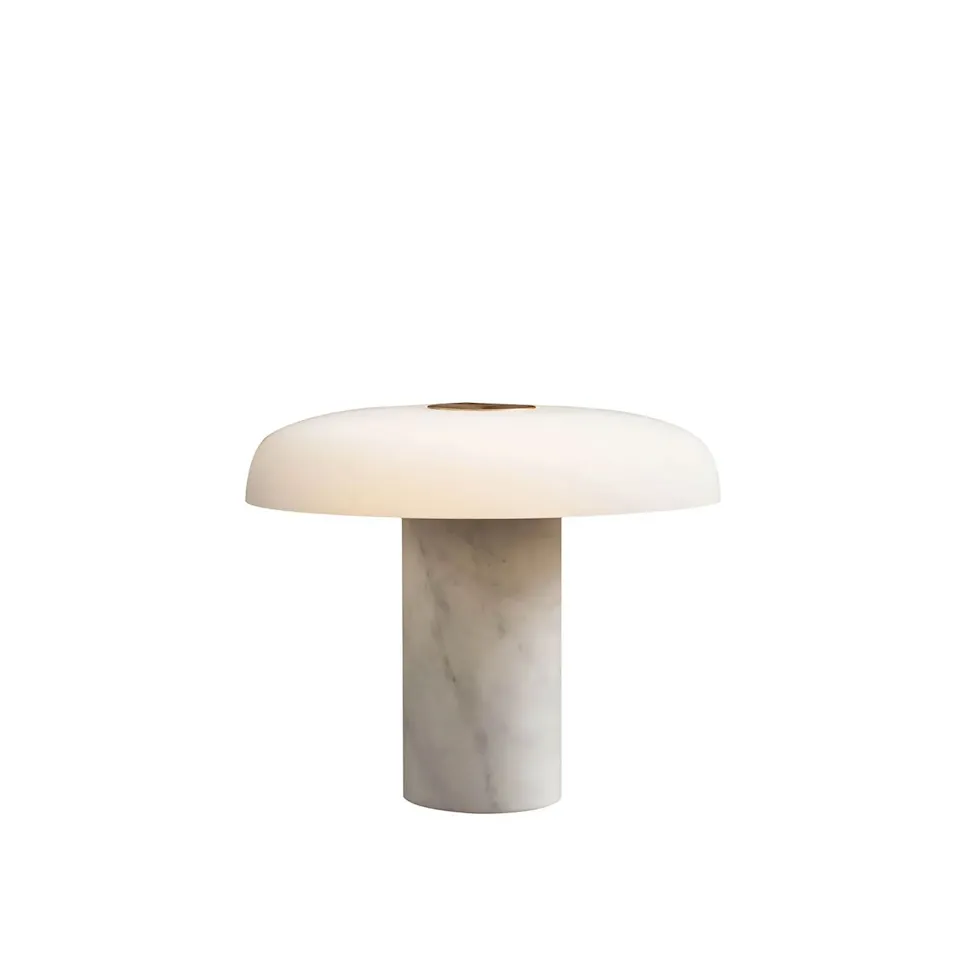 Tropico Table Lamp Ø 36, White Marble