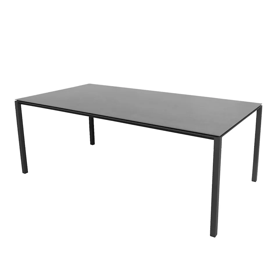 Pure matbord 280x100 cm Lava Grey