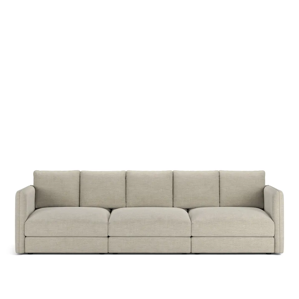 Pavarotti 3-Seater, Fixed Cover, Cushion Variant 02, Sienna 102