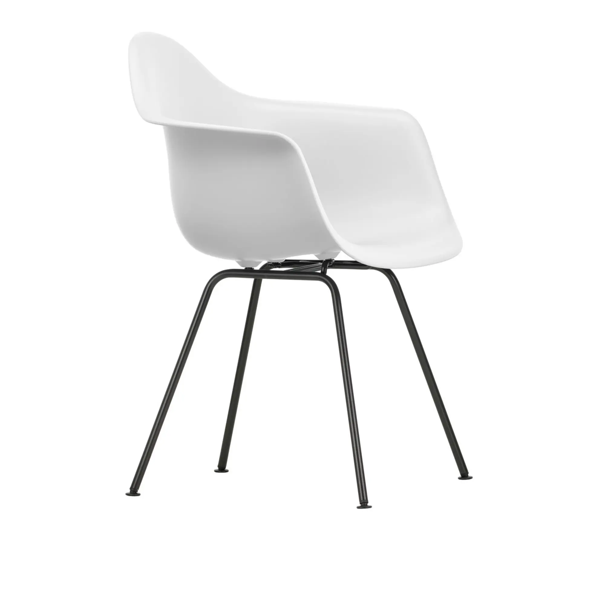 Eames RE Plastic Armchair DAX matstol Basic Dark