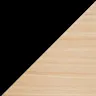 Black Lacquered Ash/Natural Webbing